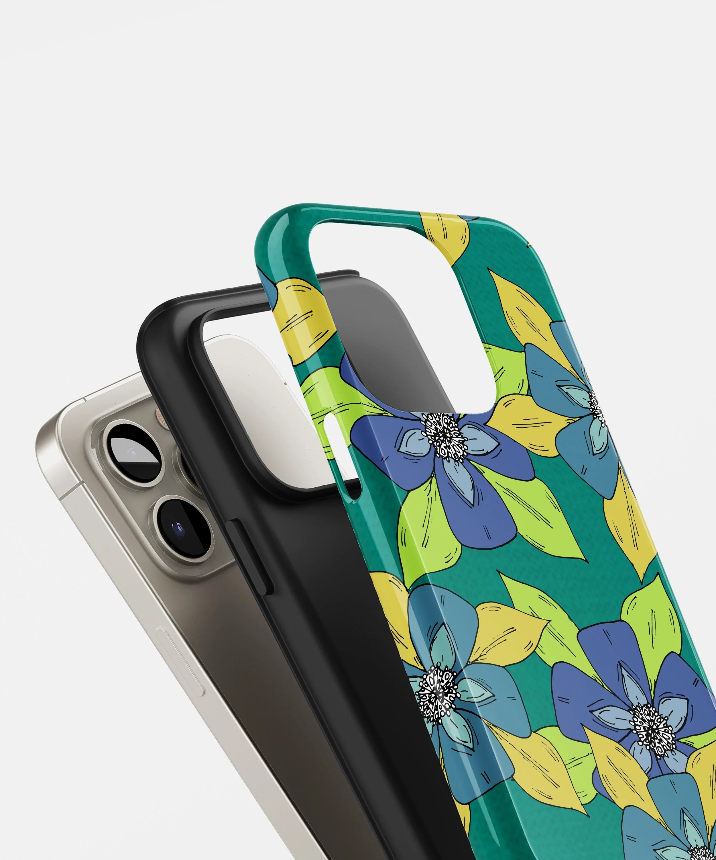 Floral Symphony Glossy Armed Hard Case