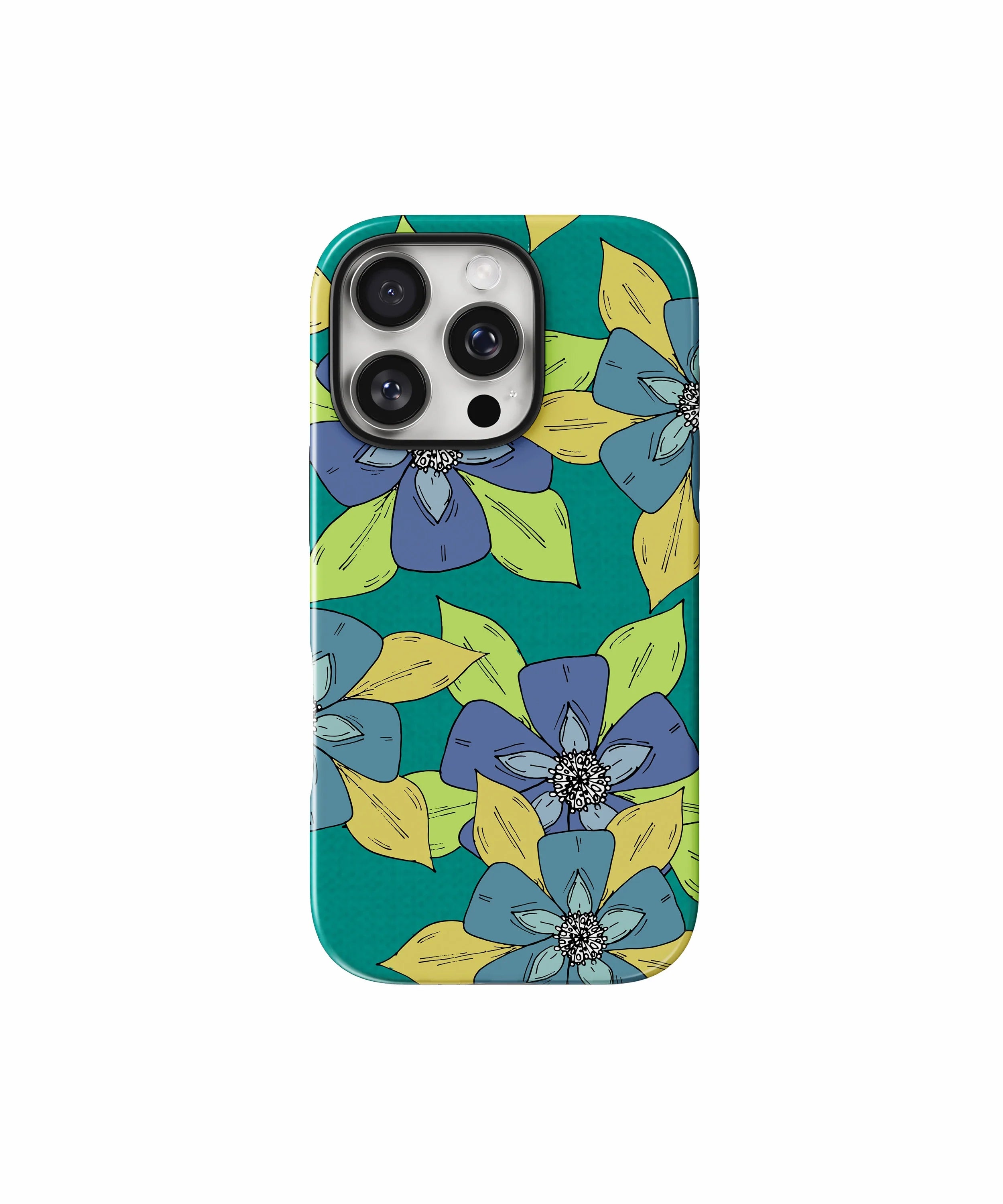 Floral Symphony Glossy Armed Hard Case