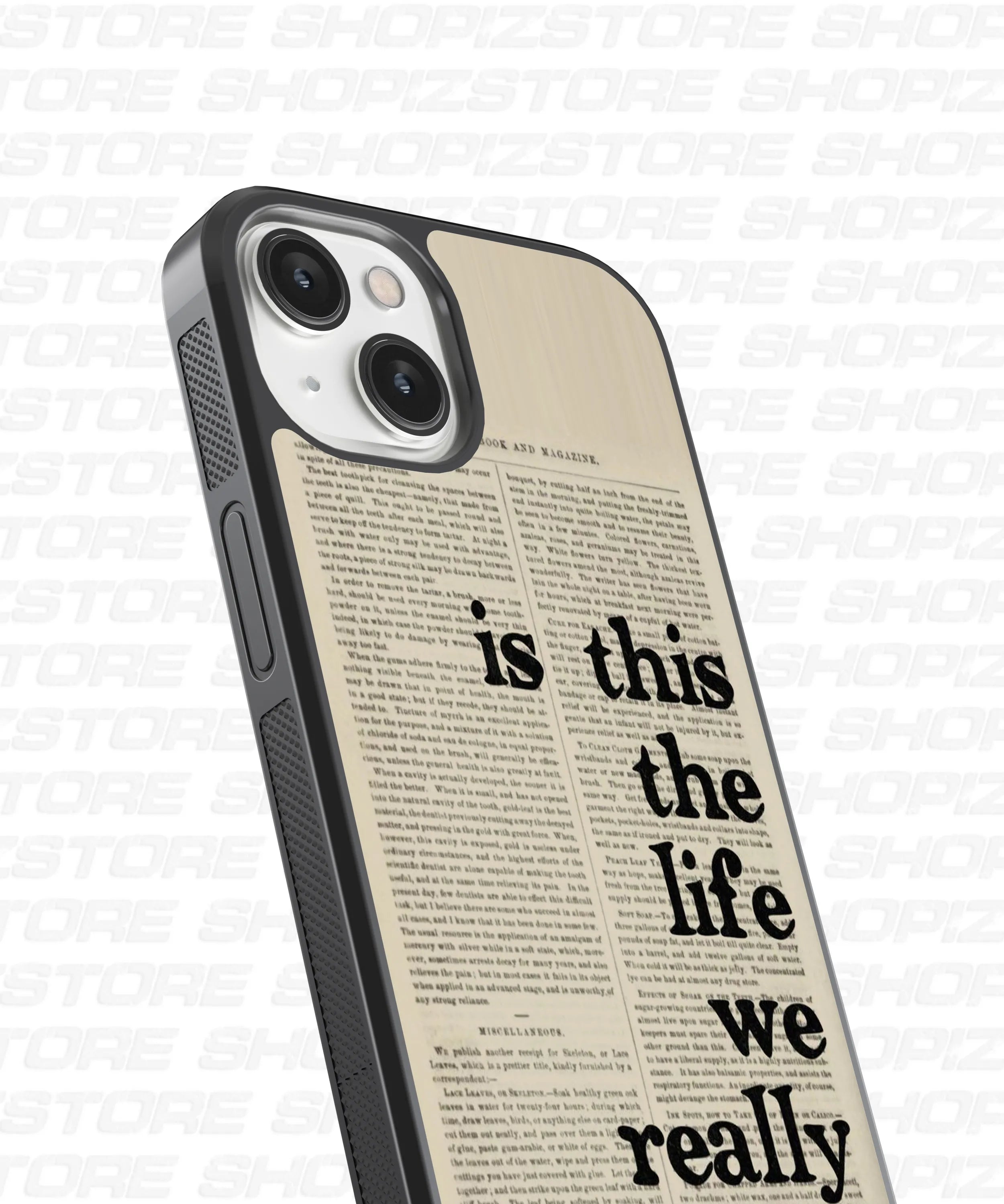 Is this the life we really want Glass Case