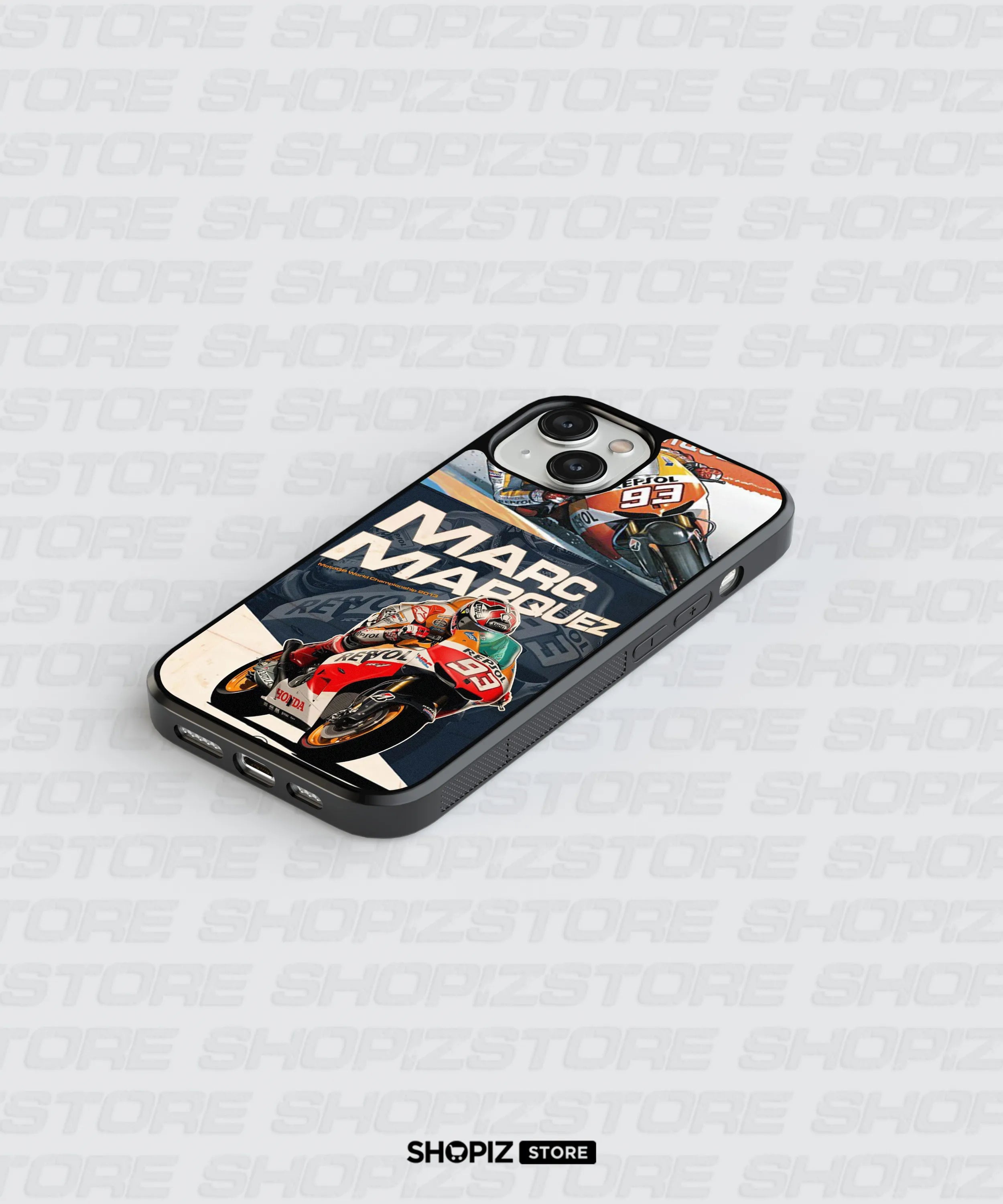 Marc Marquez Glass Case