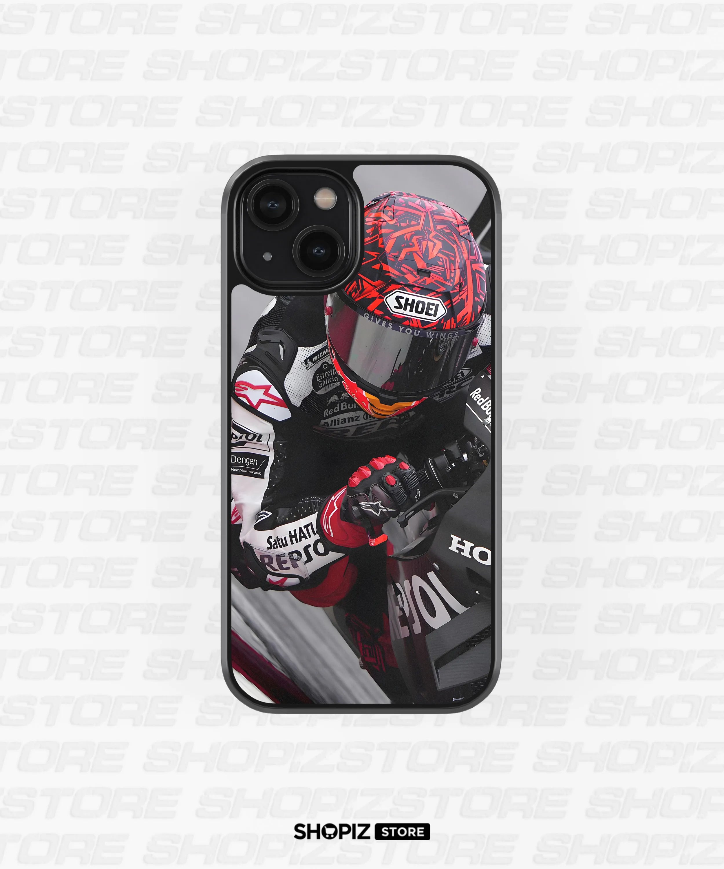 Marc Marquez Repsol Honda 18 Glass Case