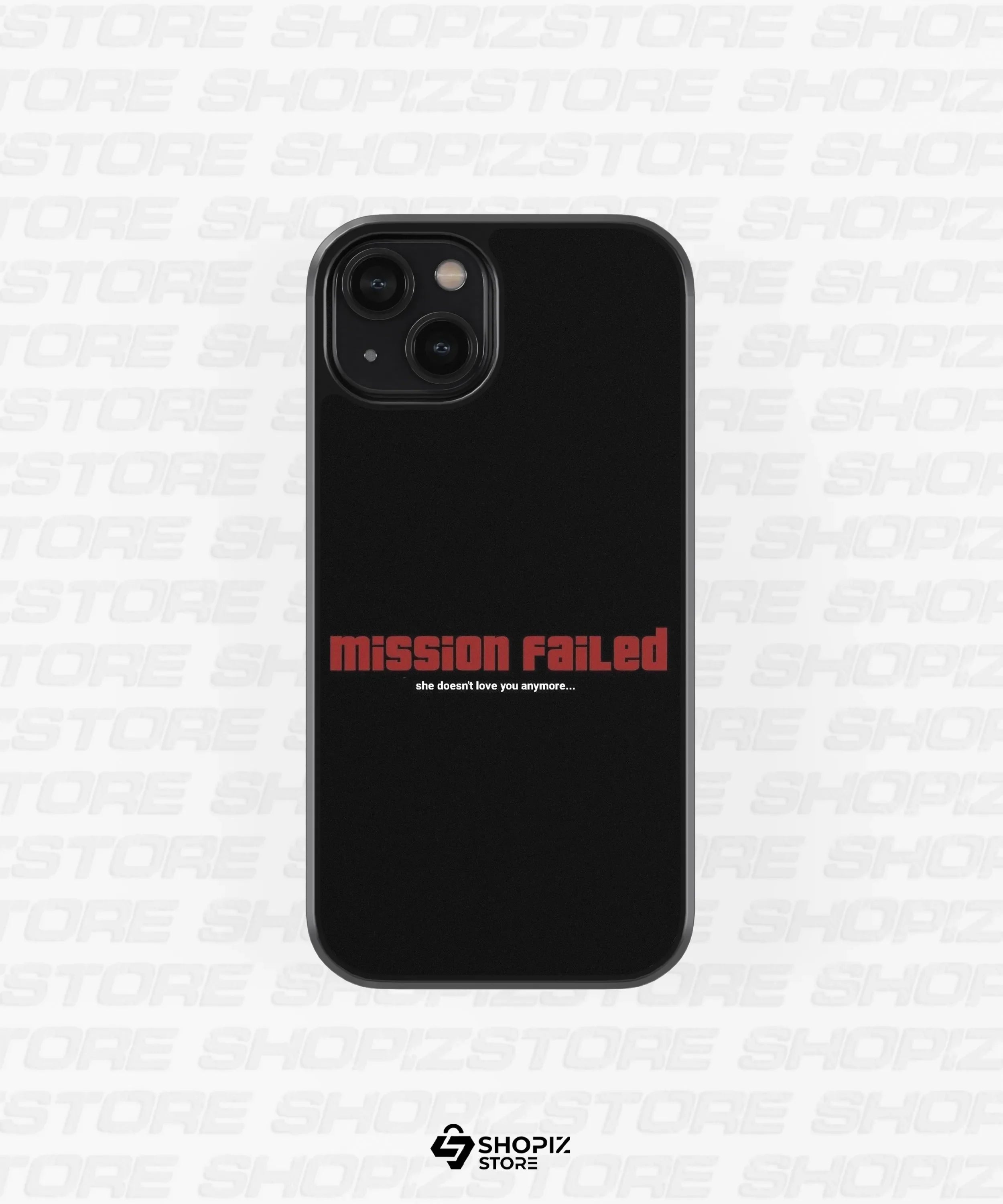 Mission failed Glass Case