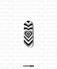 Monochrome Heart Slider Grip