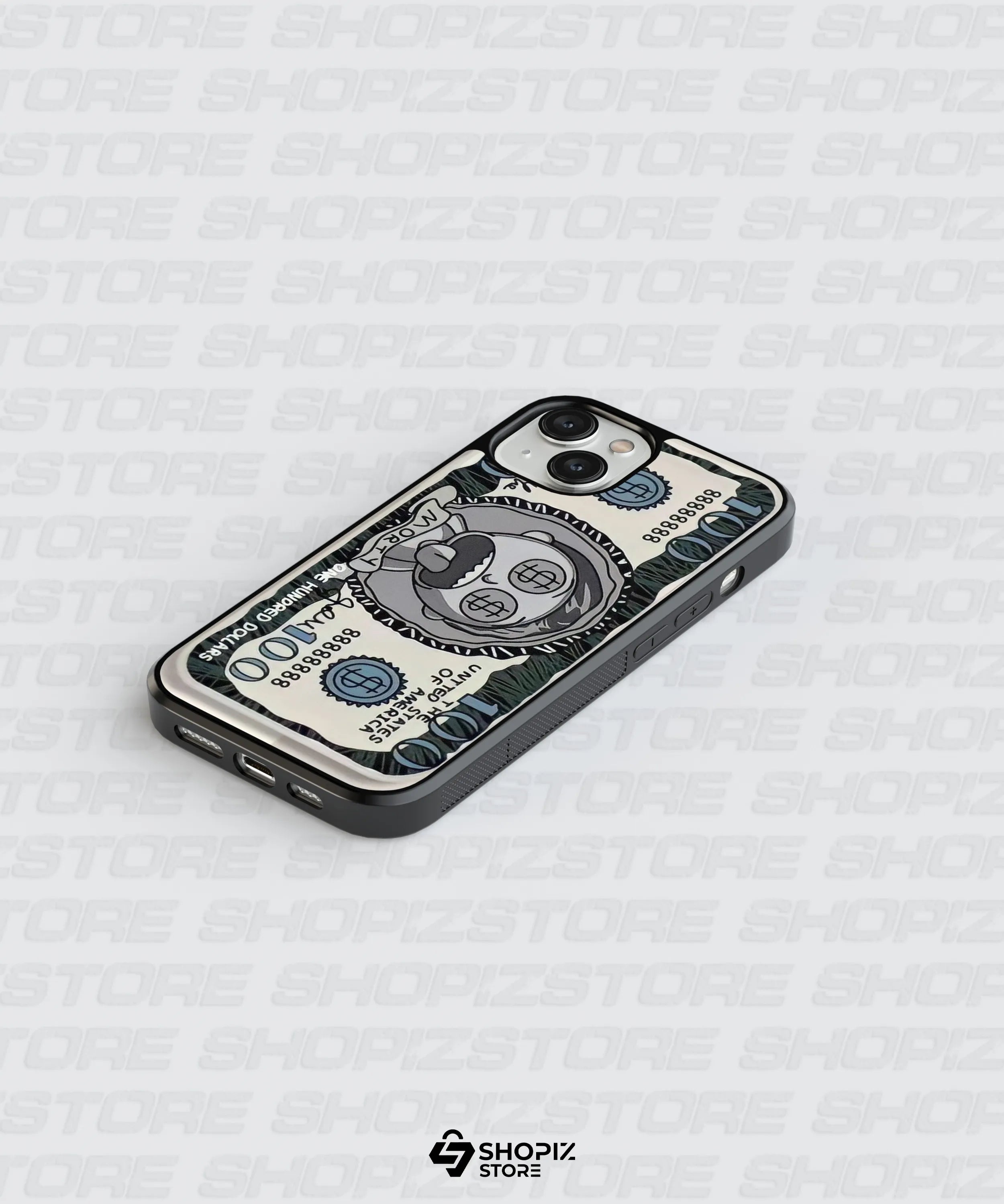Morty Dollar Glass Case