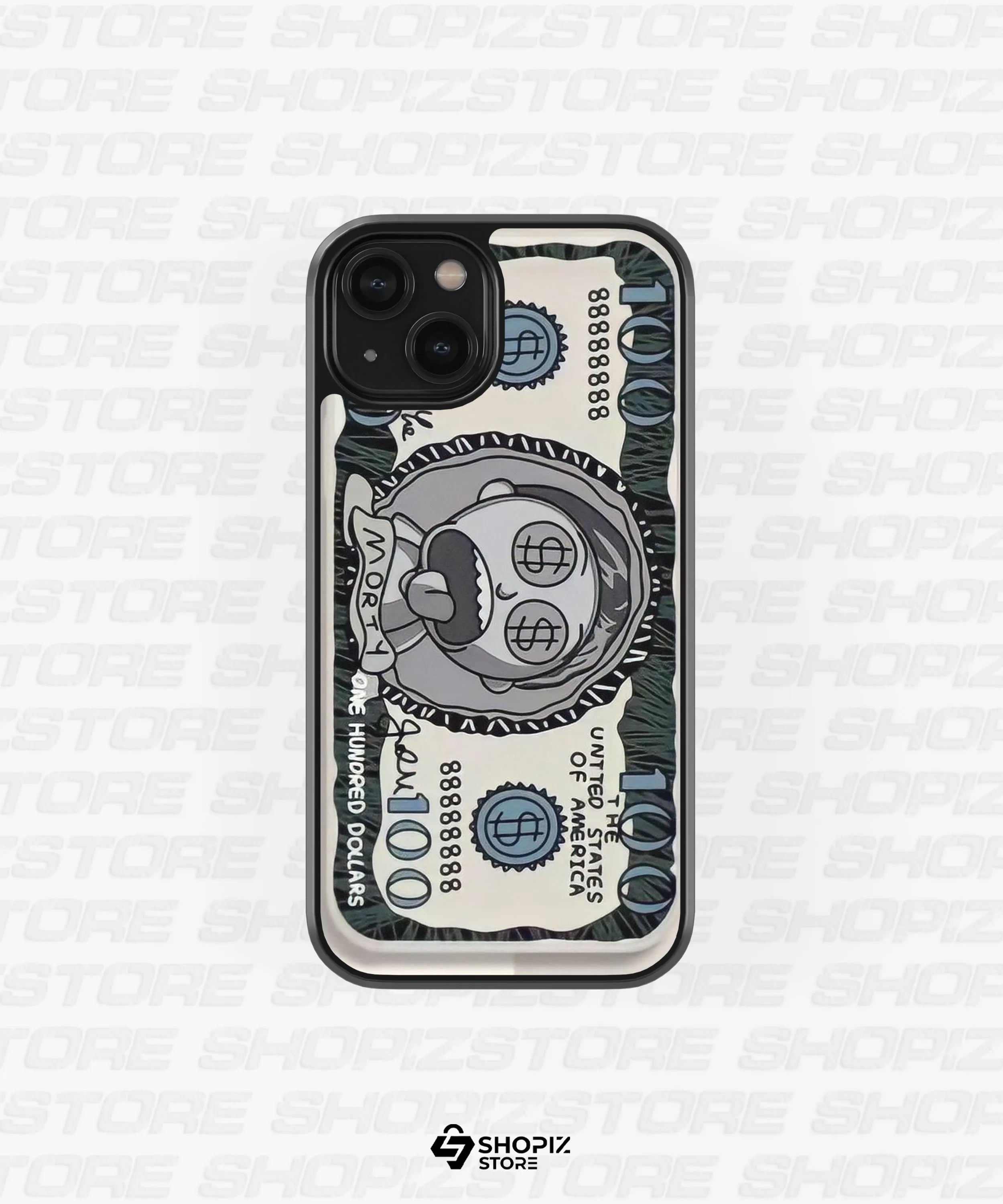 Morty Dollar Glass Case