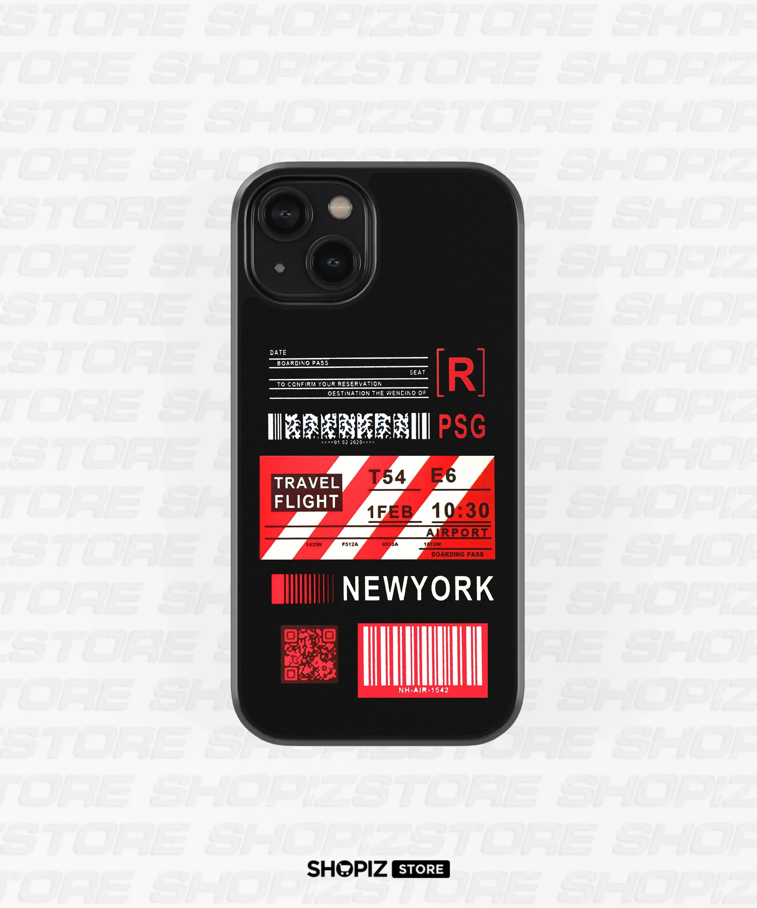New York Travel Pass Glass Case