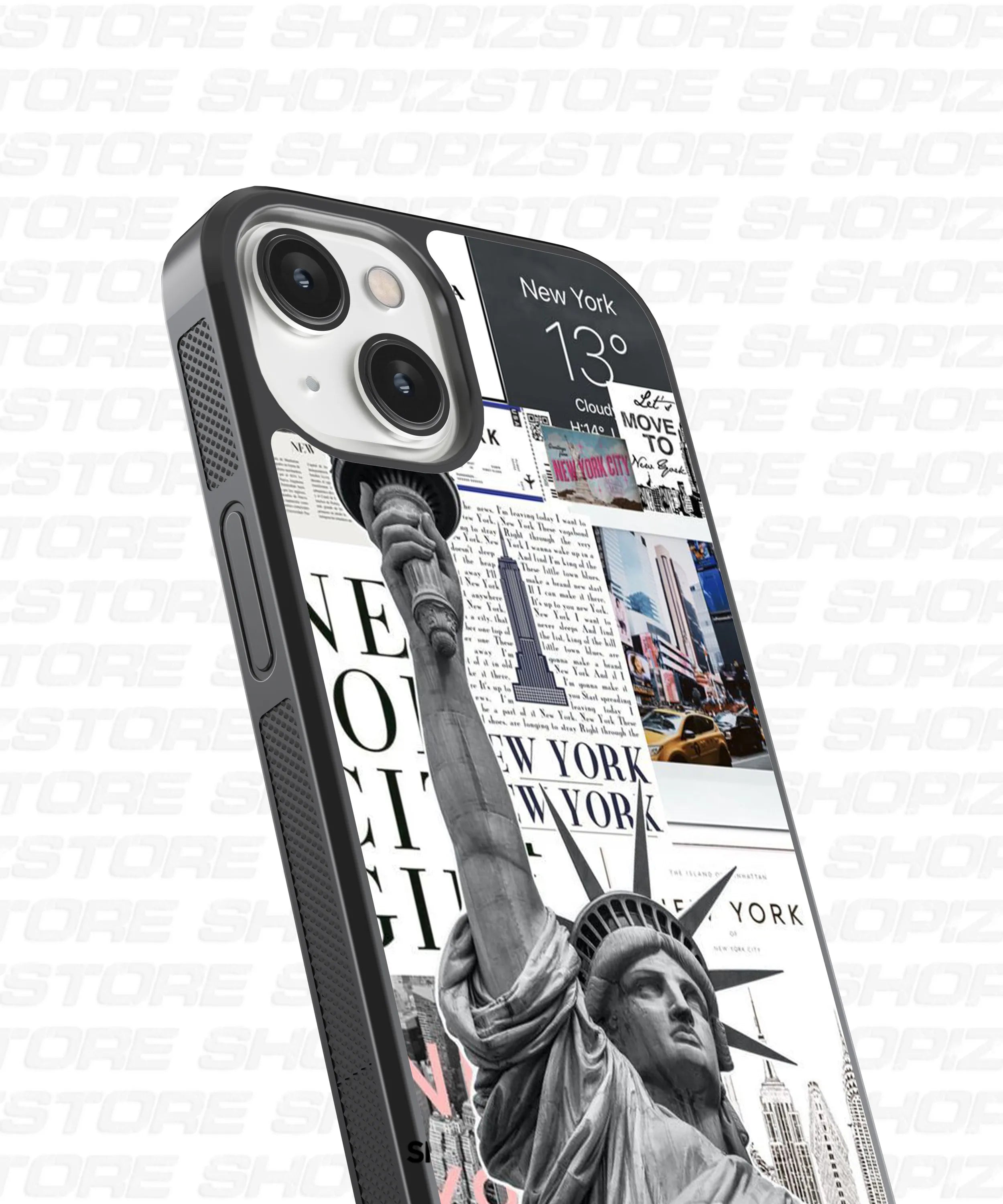 New York Vibes Glass Case