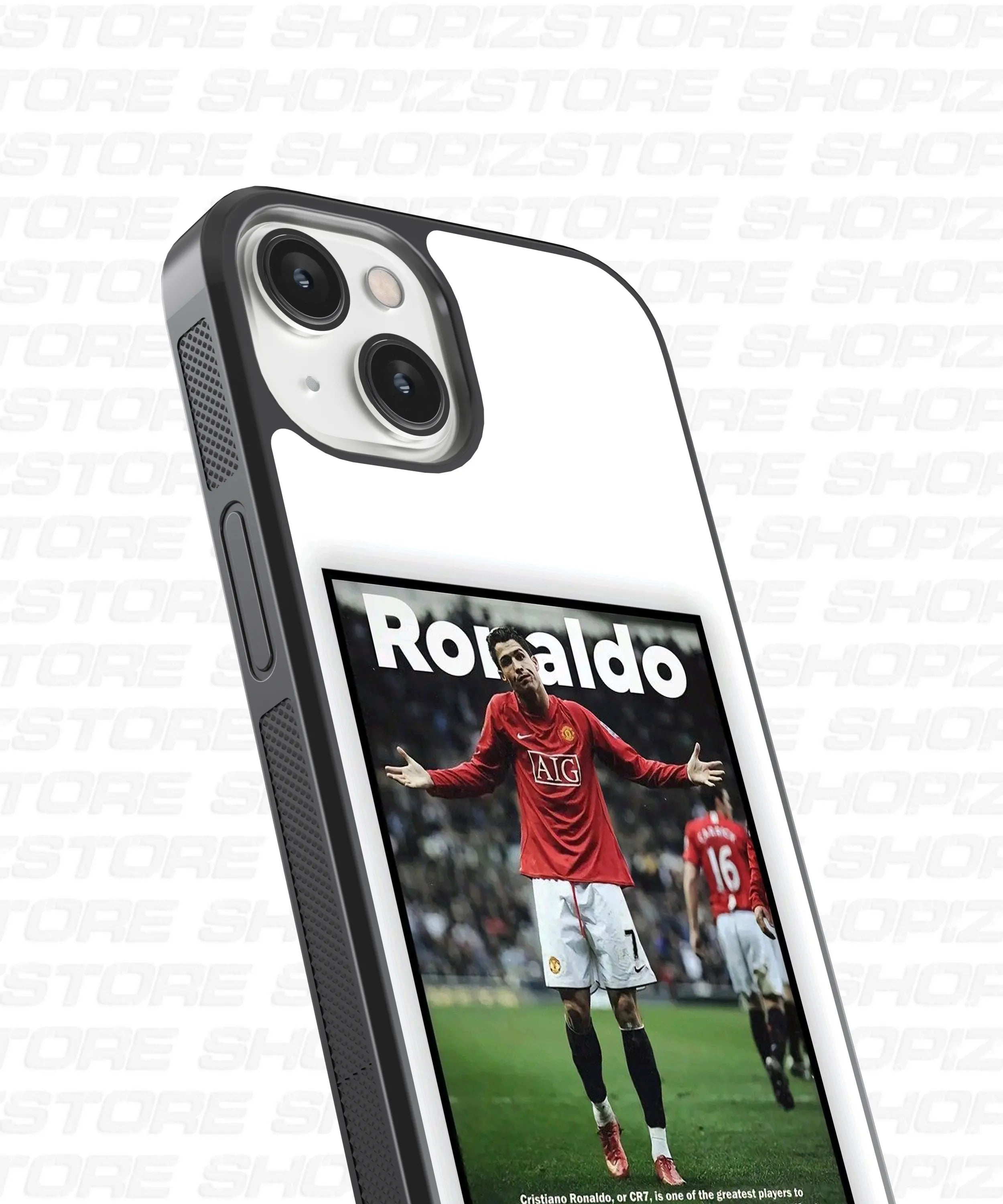 Portrait Cristiano Ronaldo Glass Case