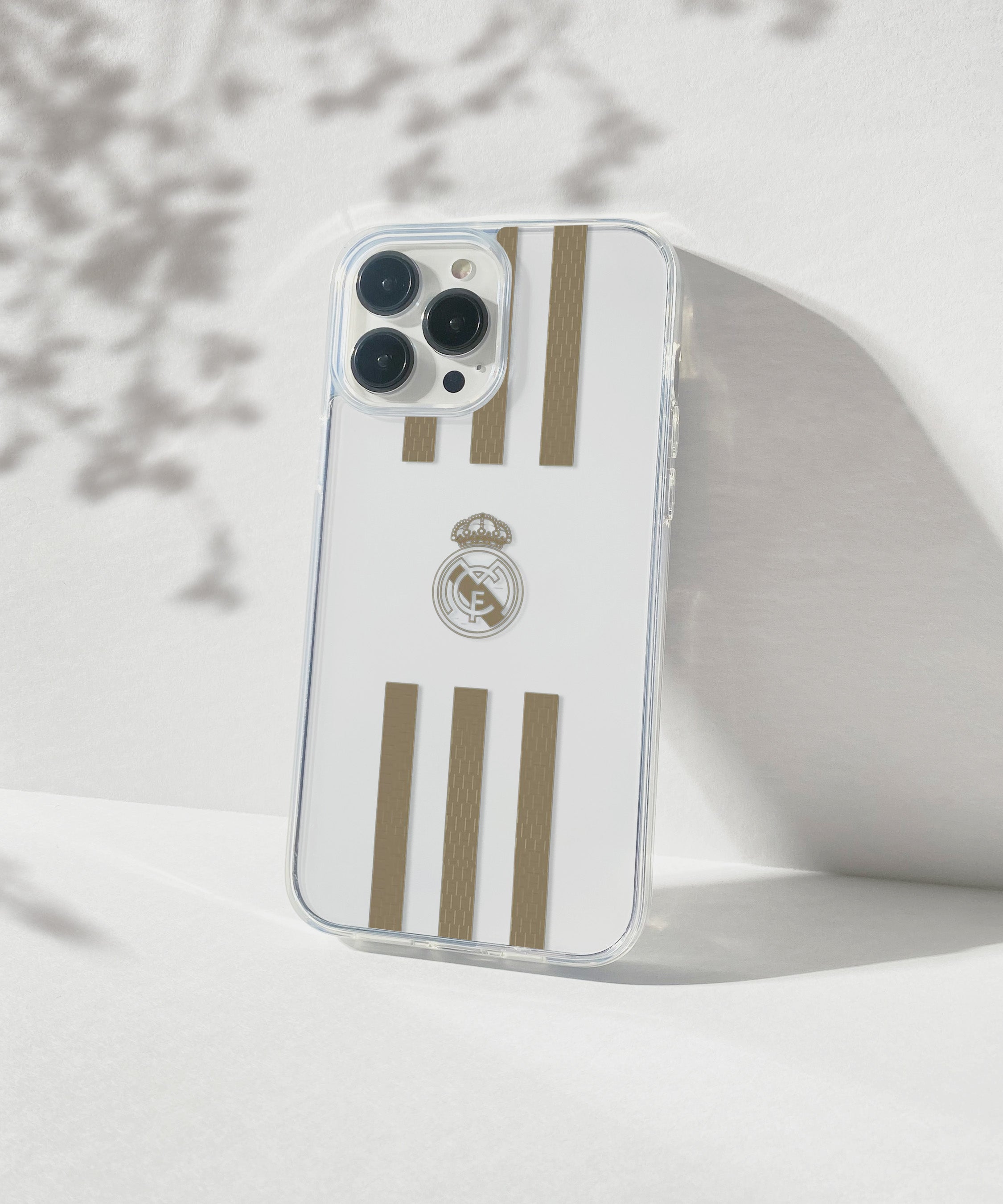 Real Madrid Gold Stripes Silicone Case