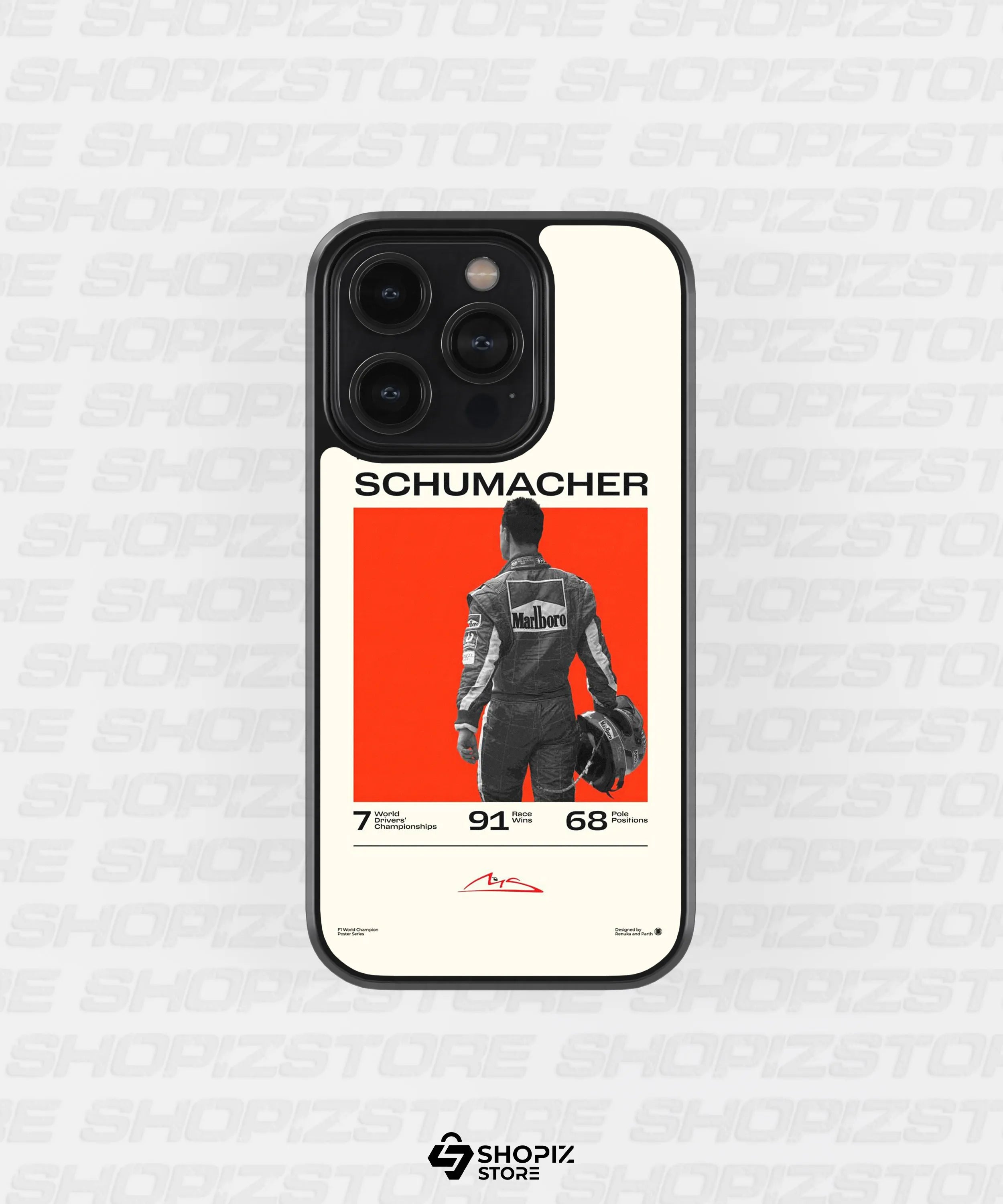 Redline Rush Metal Case