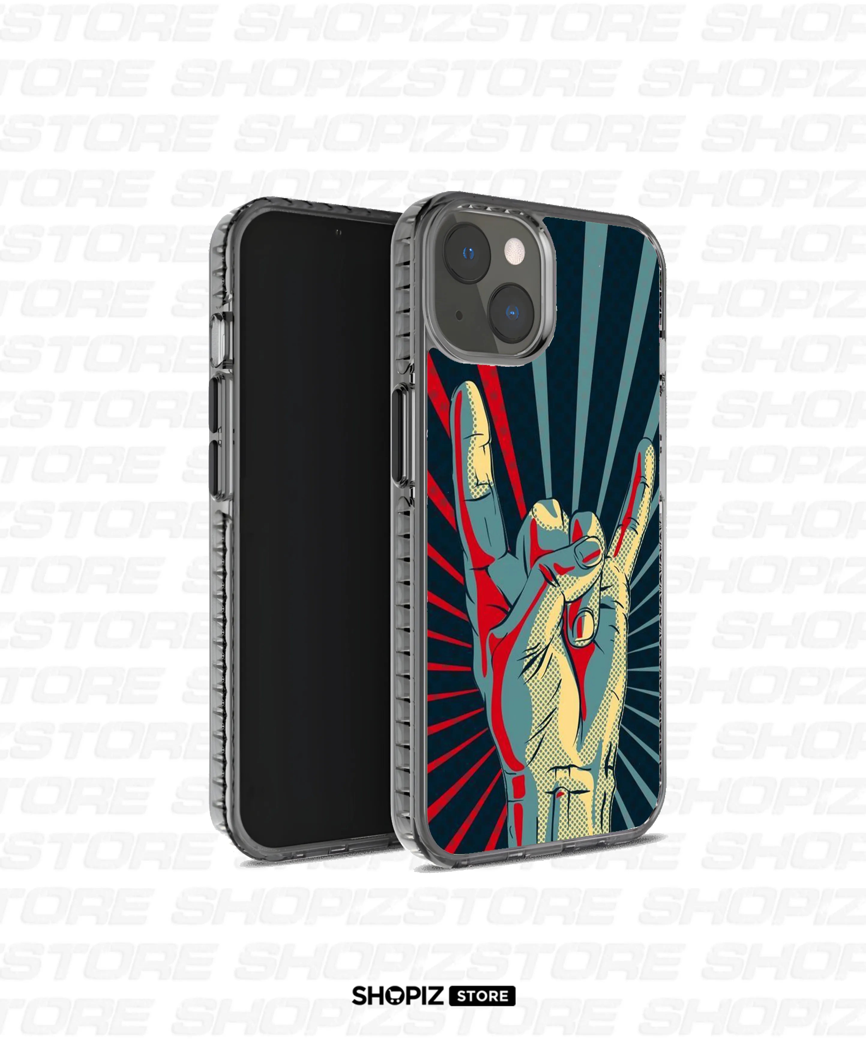 Retro Rock Hand Stride Case