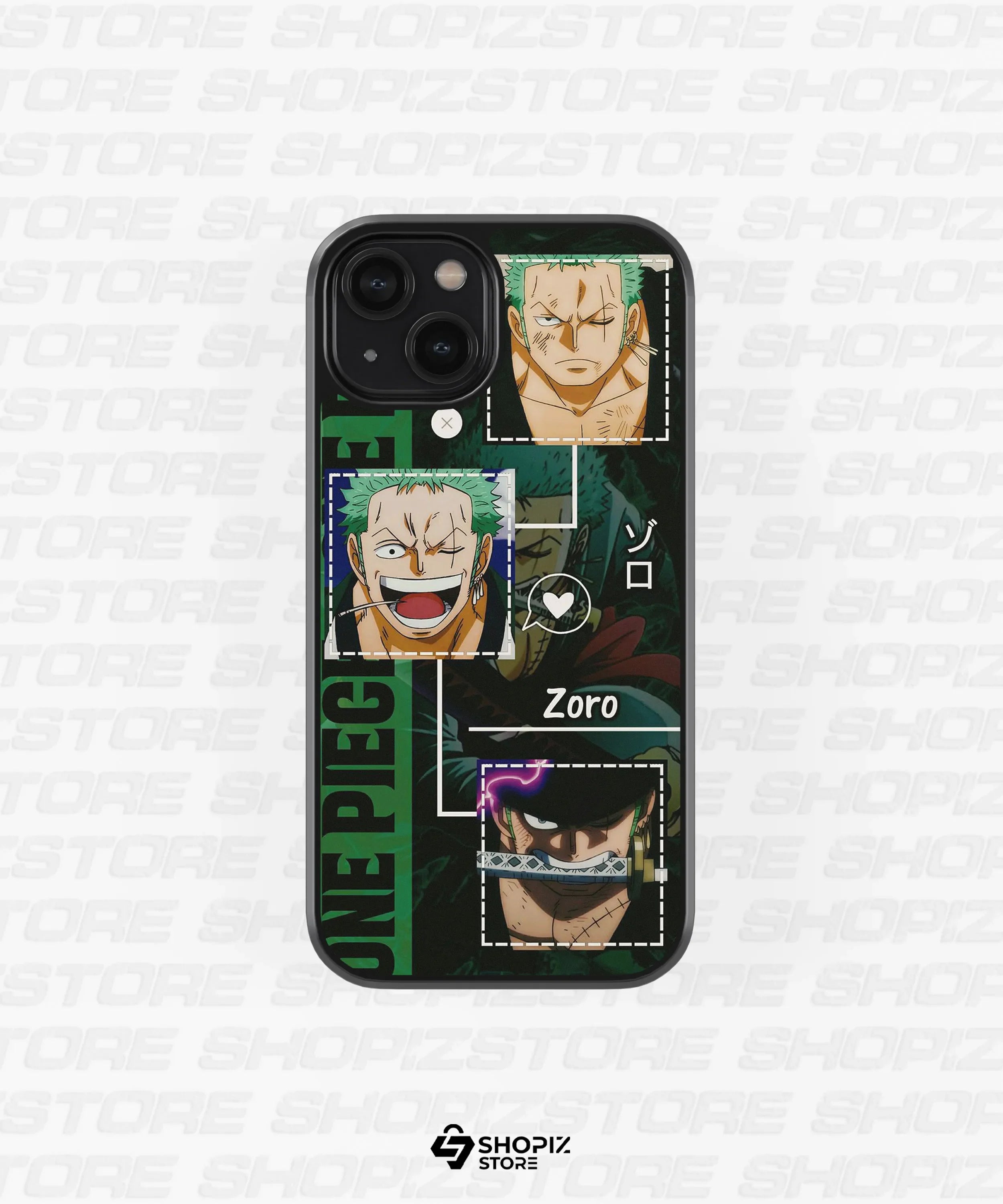 Roronoa Zoro One Piece Glass Case
