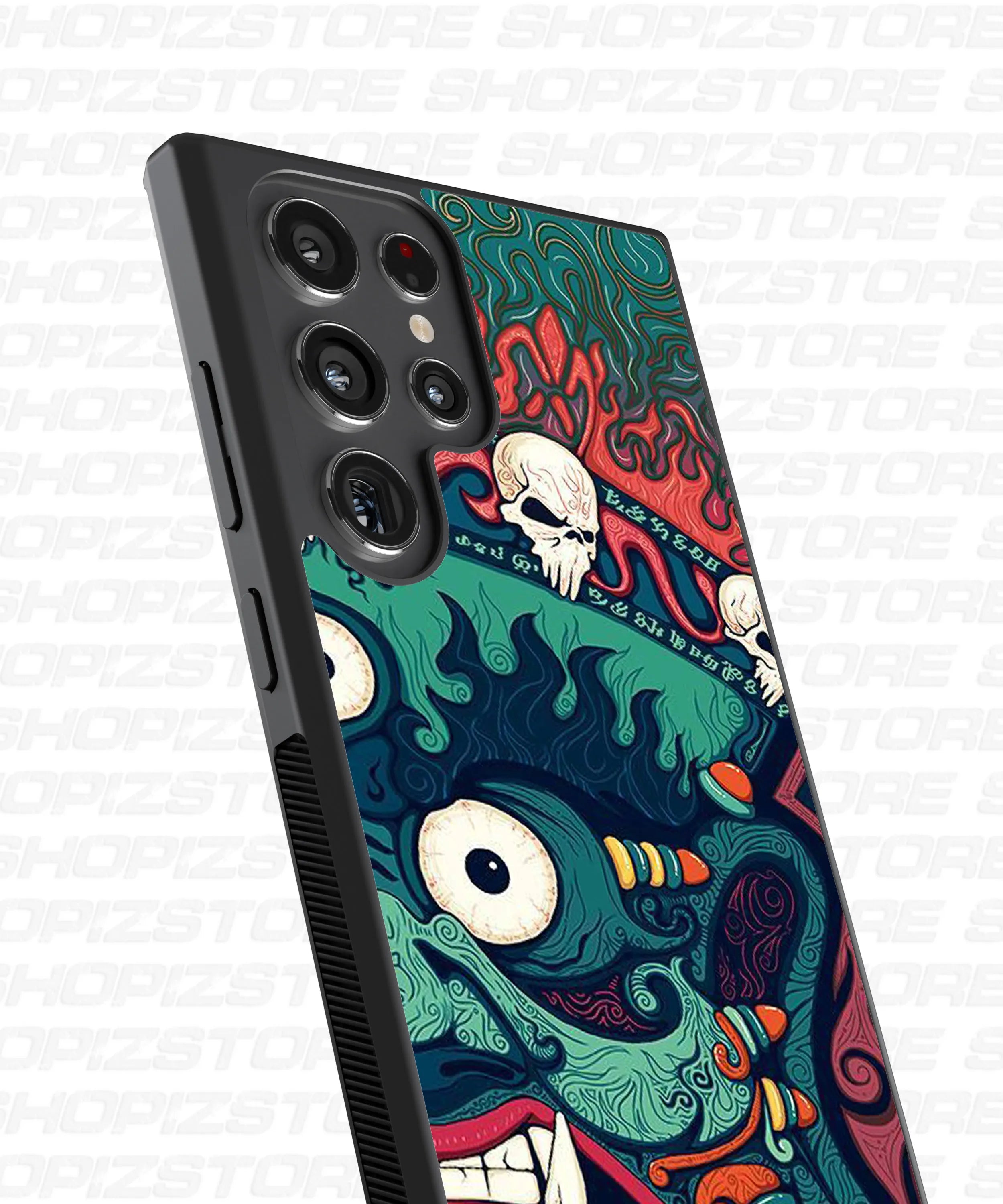 Skull Maze Metal Case