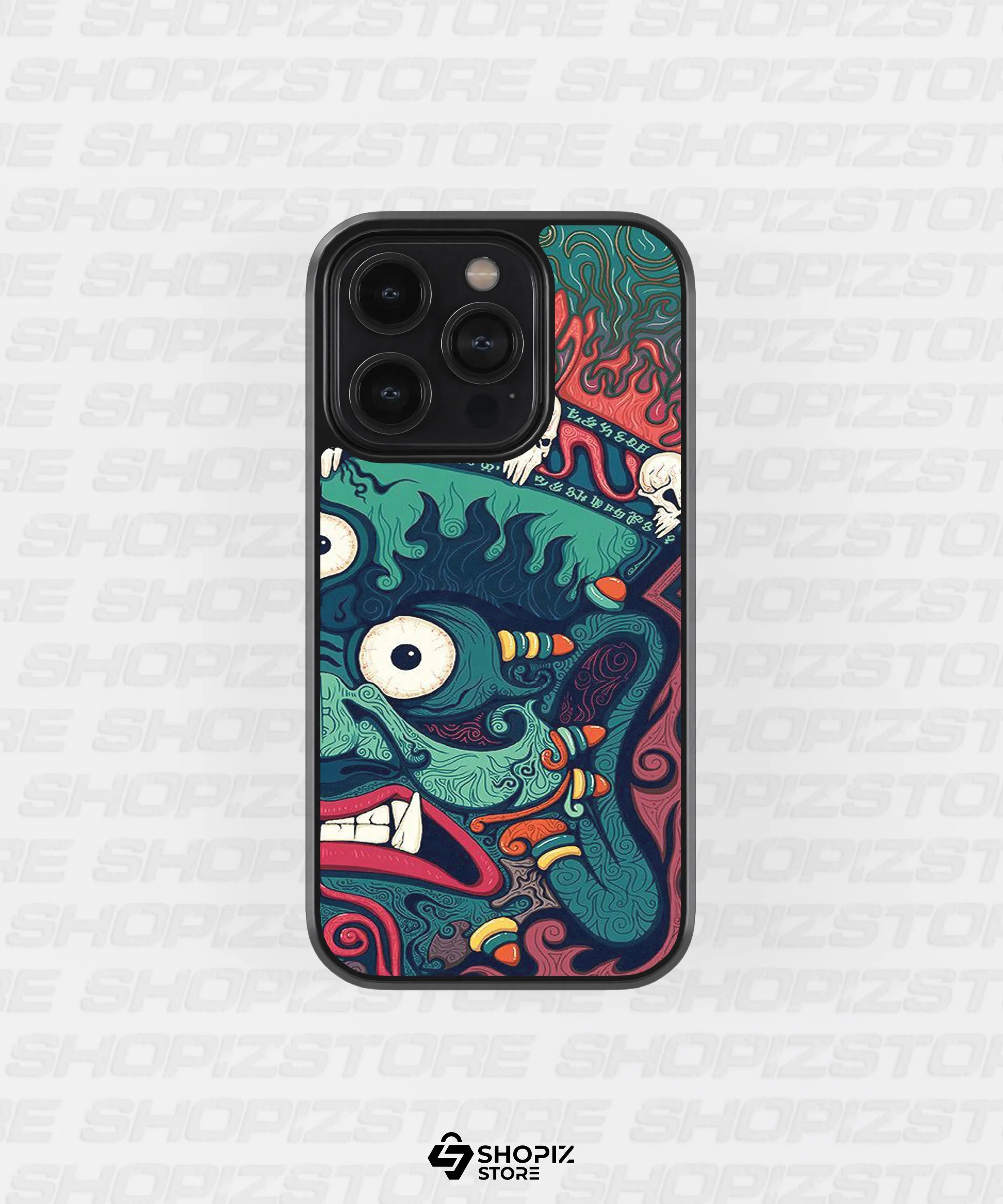 Skull Maze Metal Case