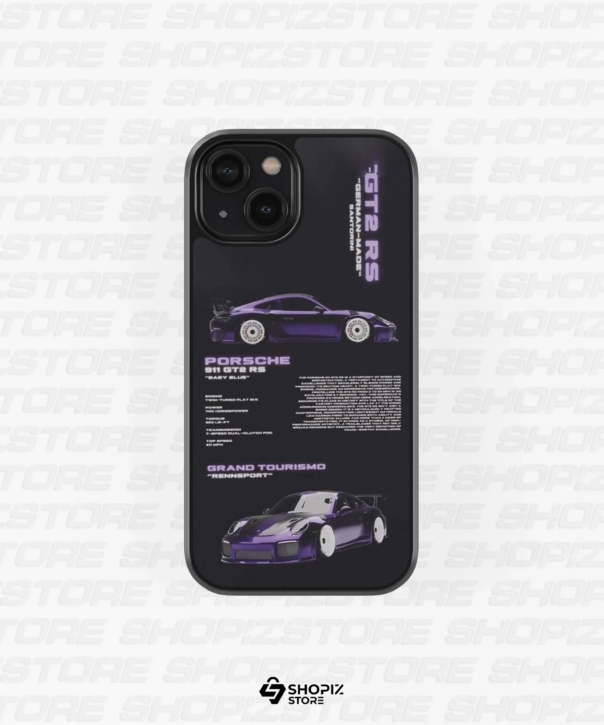 Spin Grit Glass Case