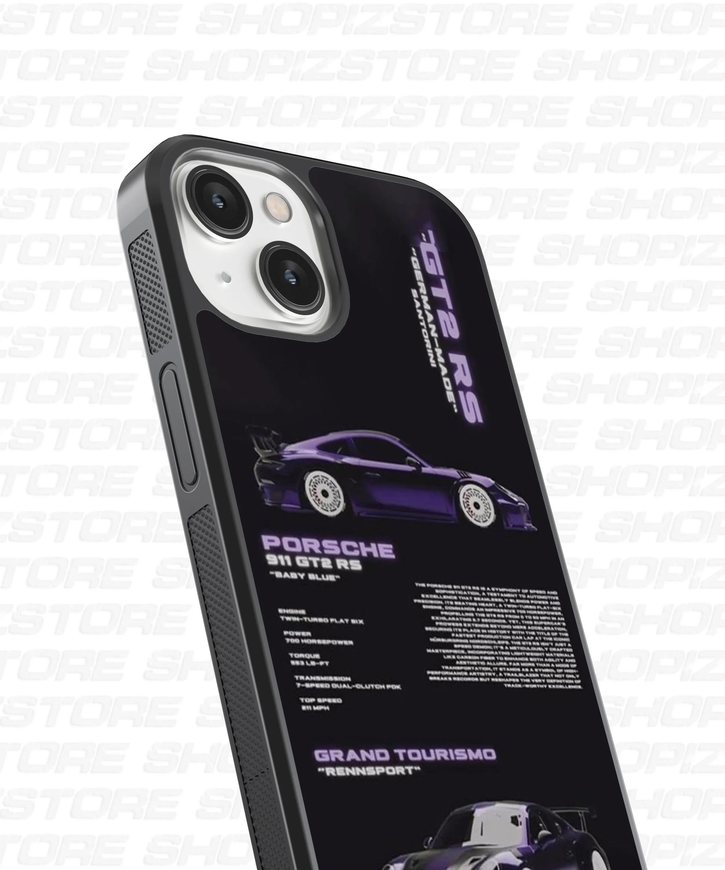 Spin Grit Glass Case