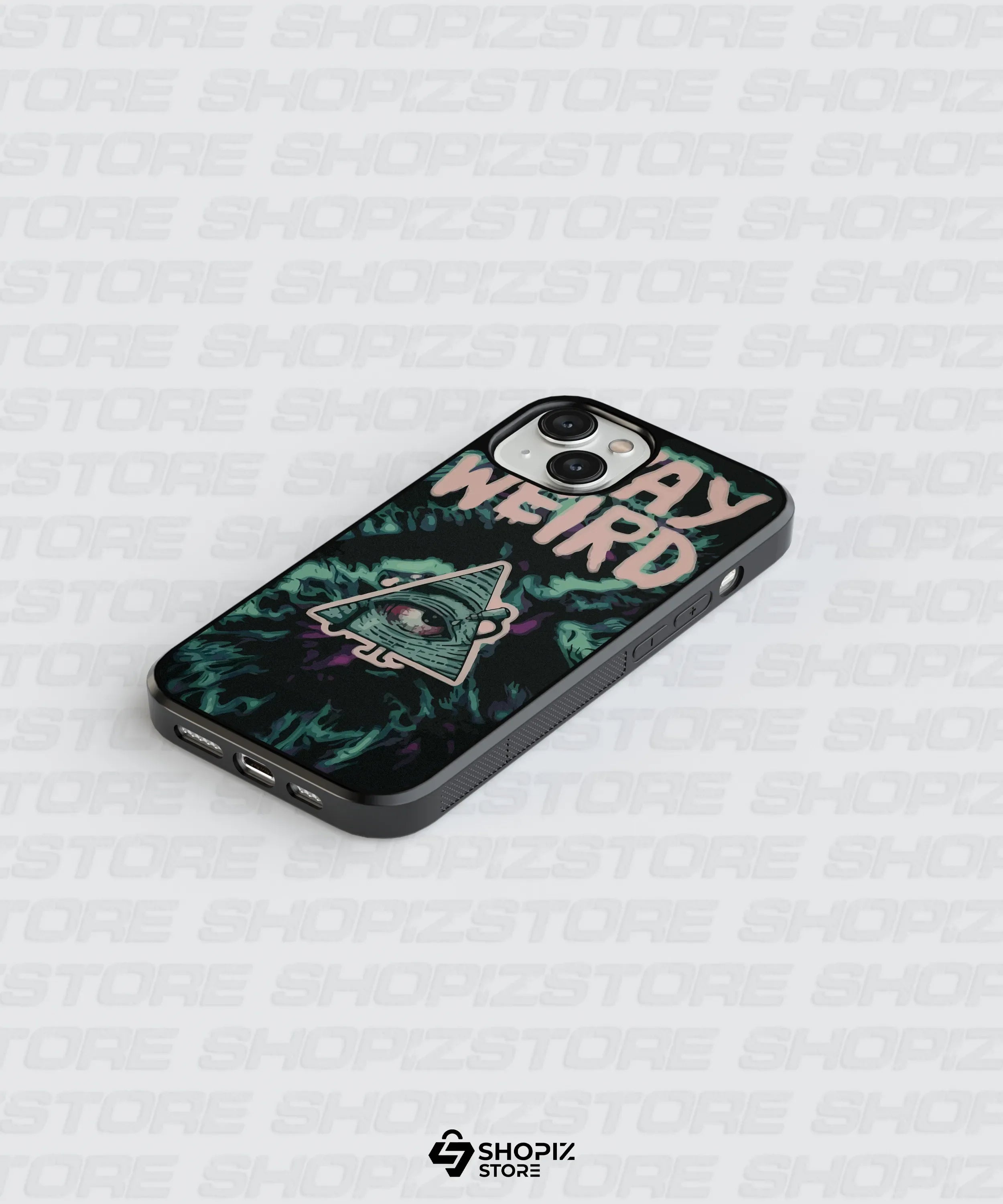 Stay Weird Glass Case