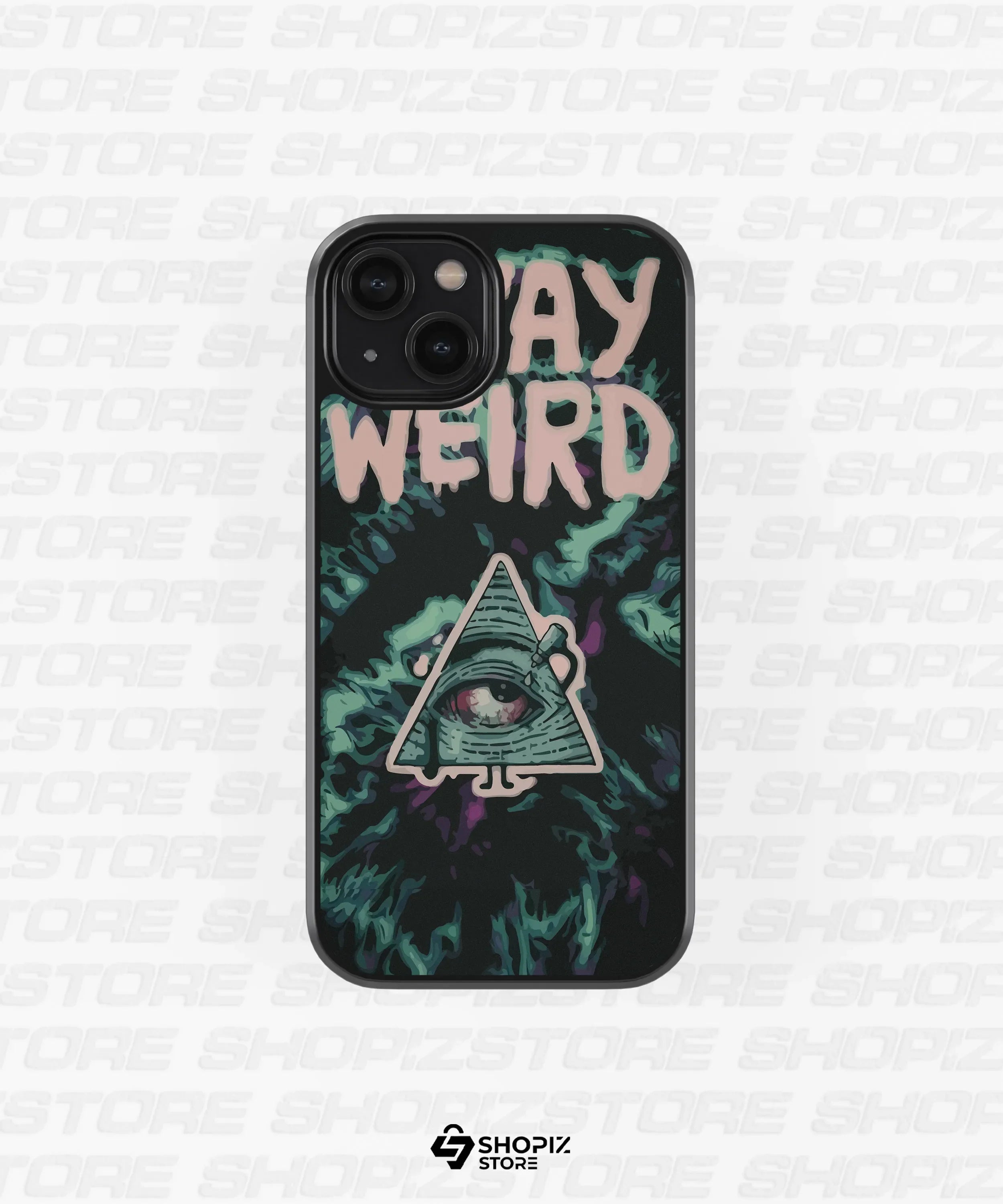 Stay Weird Glass Case