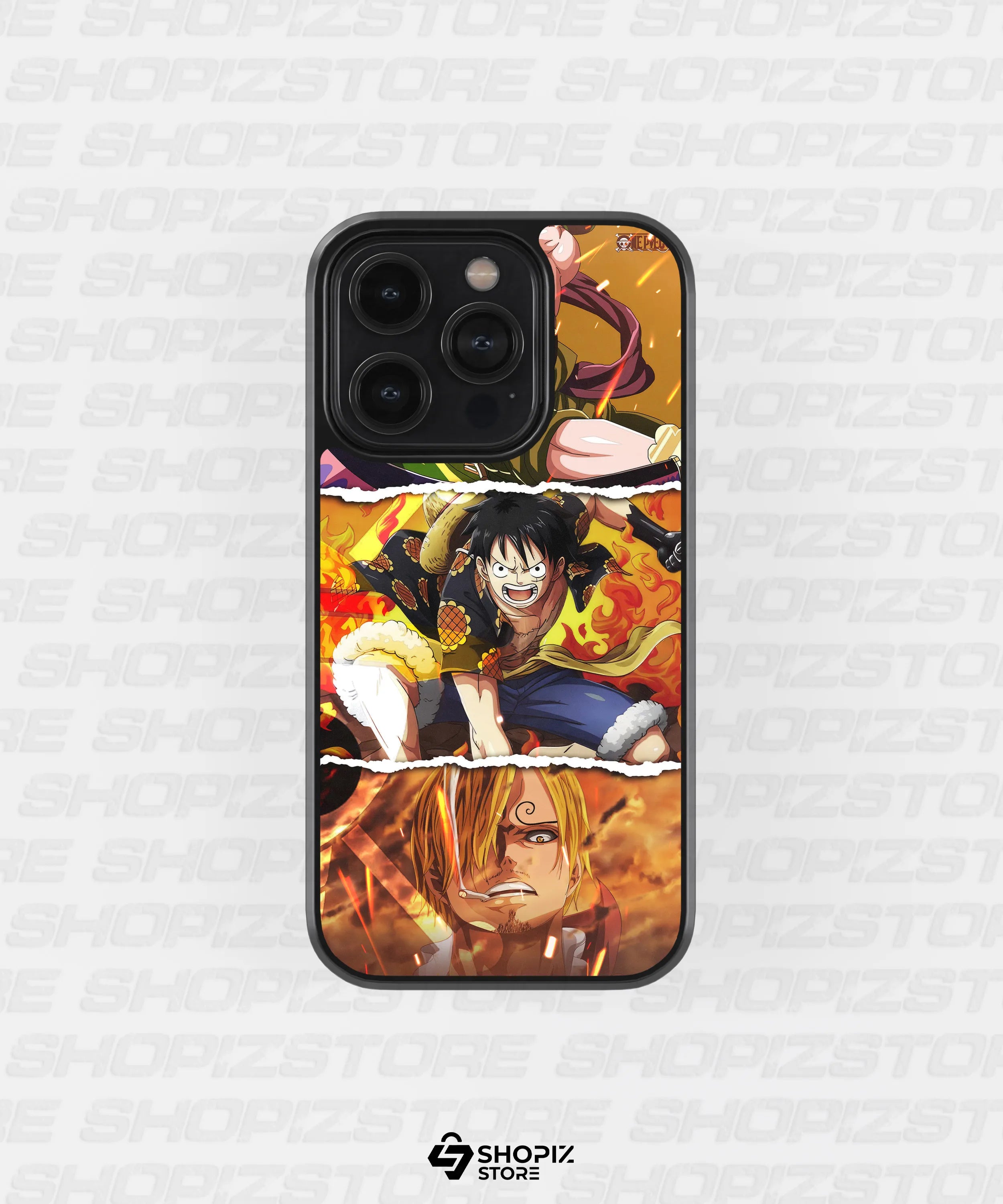 Straw Hat Trio Metal Case