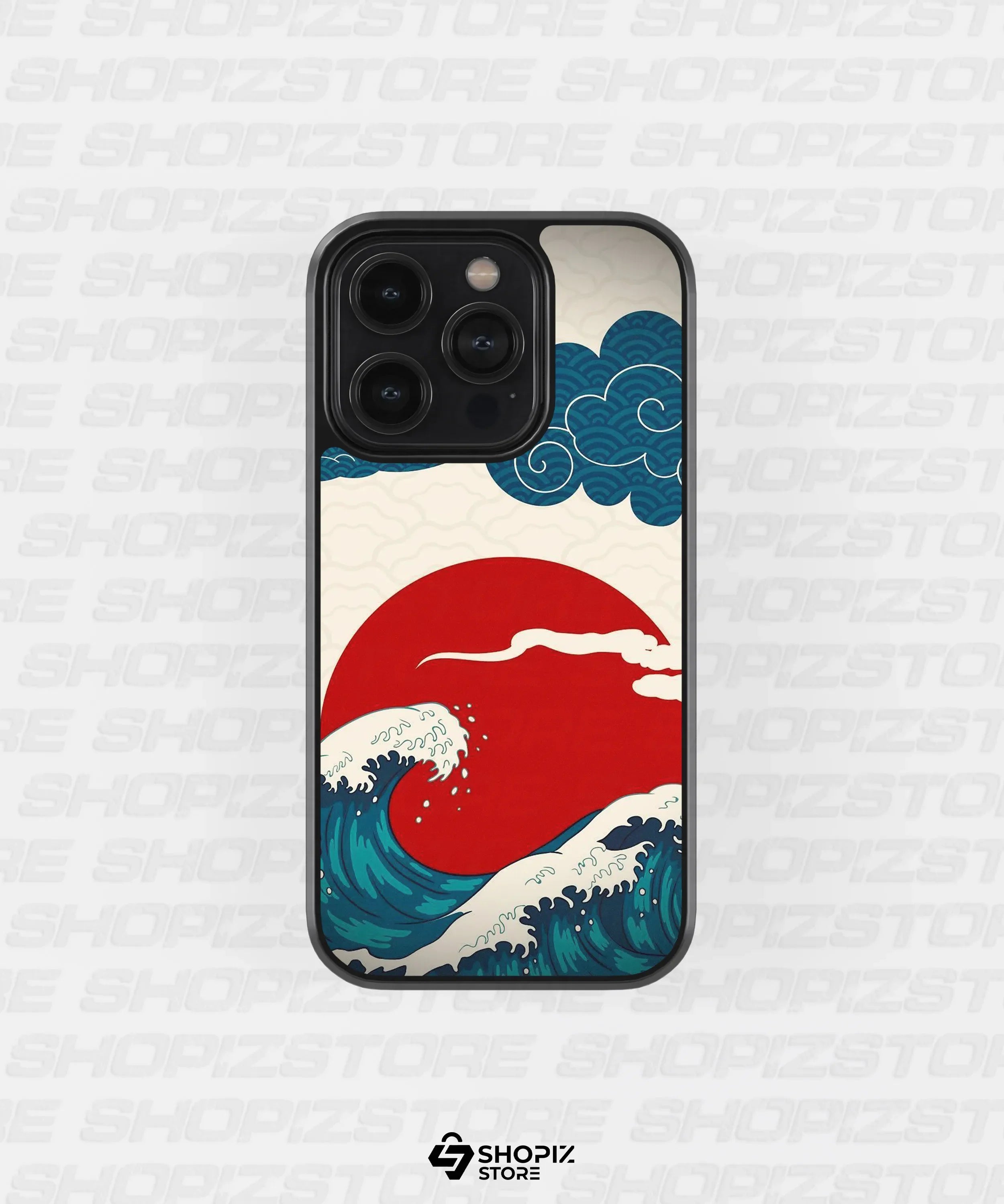 Sunset wave Metal Case