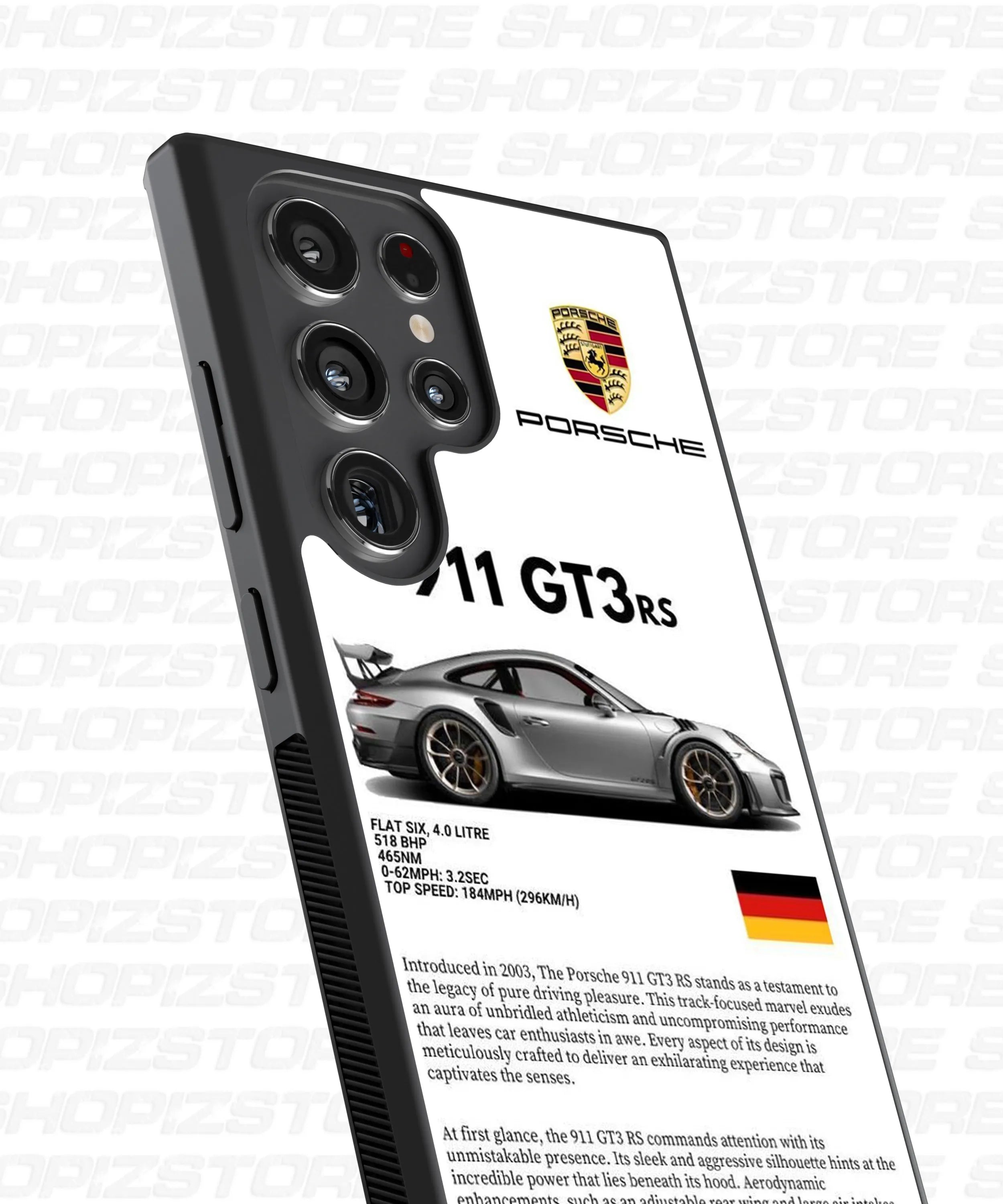 Super Car 911 GT3 RS Metal Case