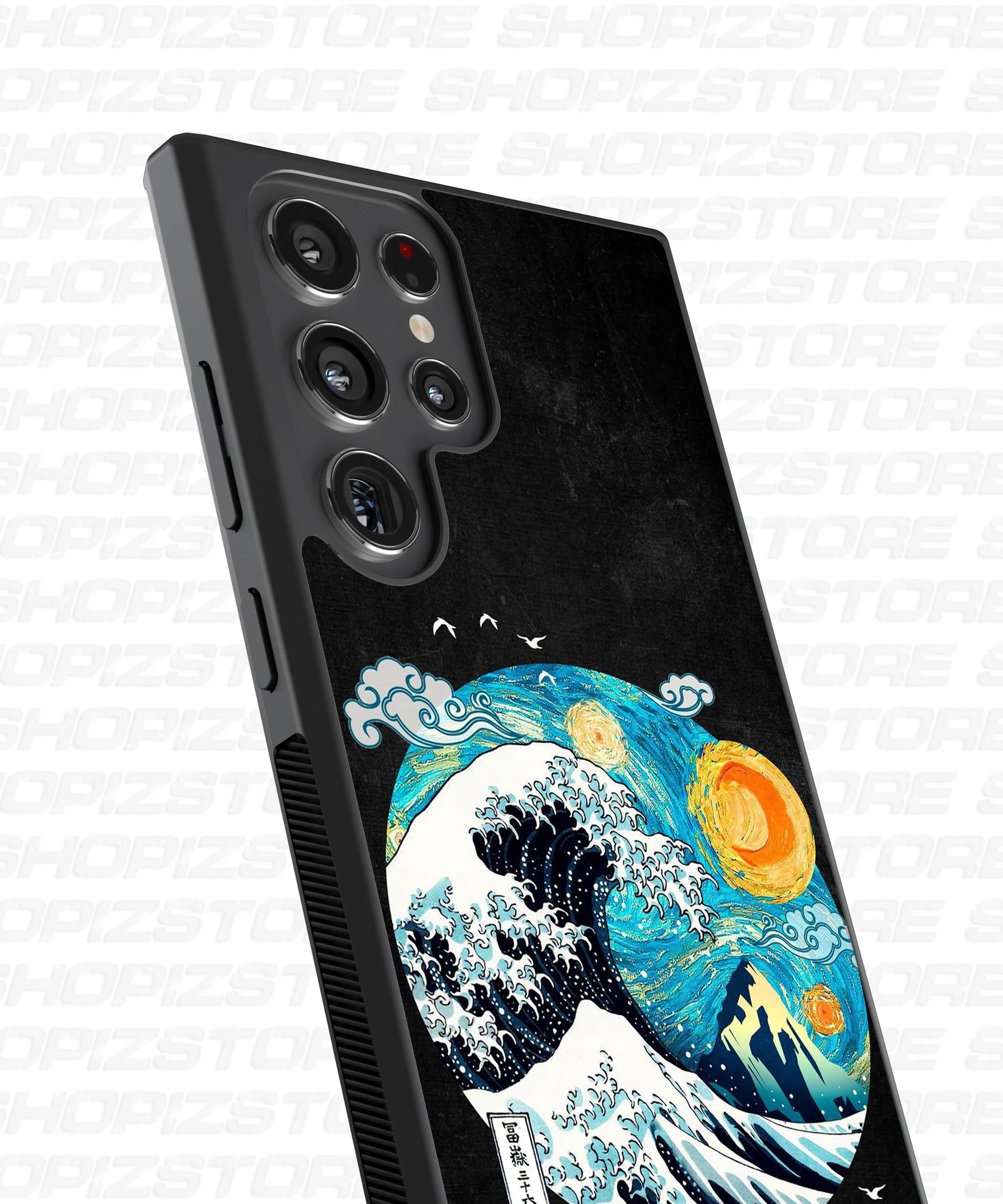 The great wave of kanagawa Metal Case