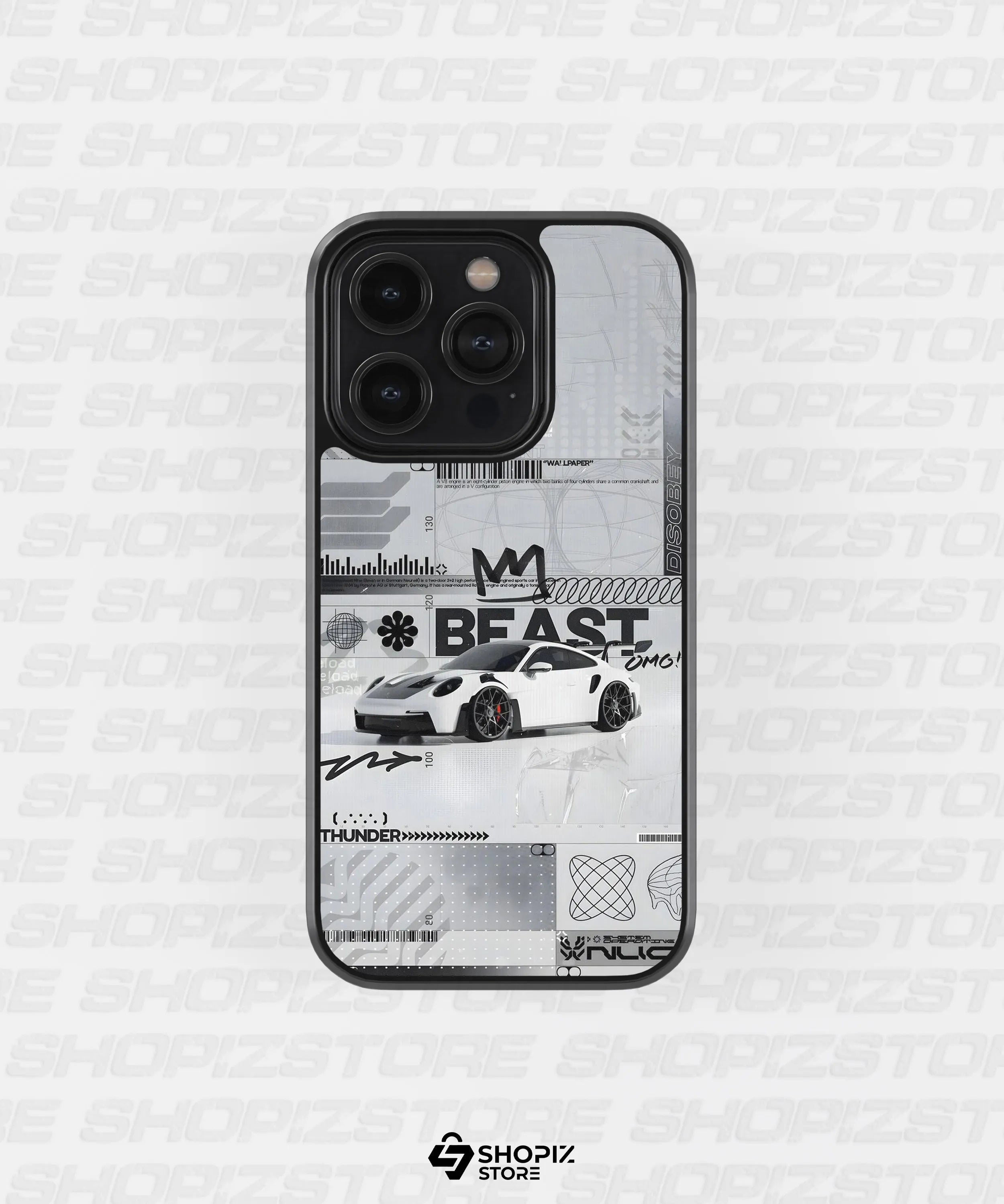 V8 King Metal Case