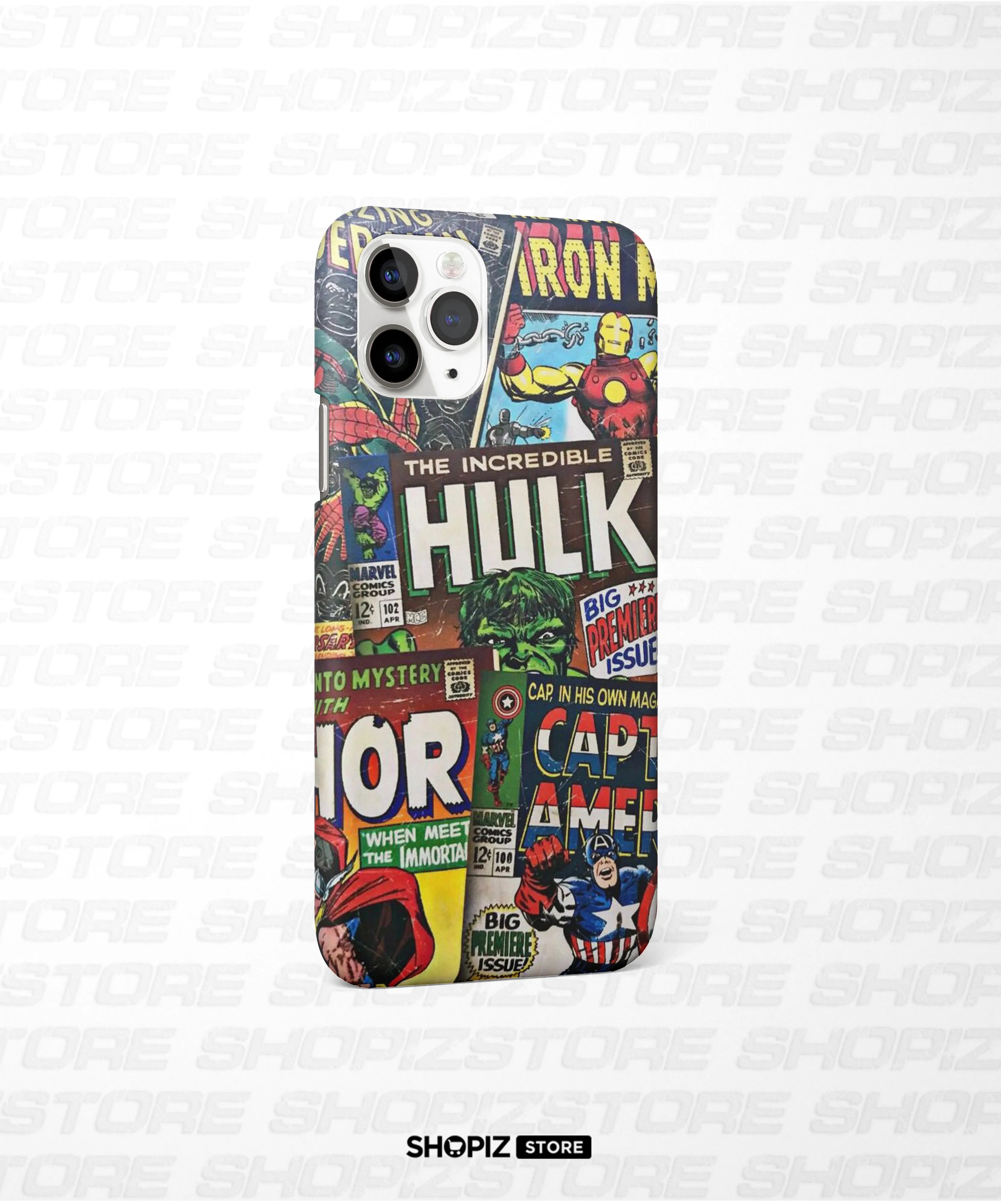 Vintage Marvel Superhero Hard Case
