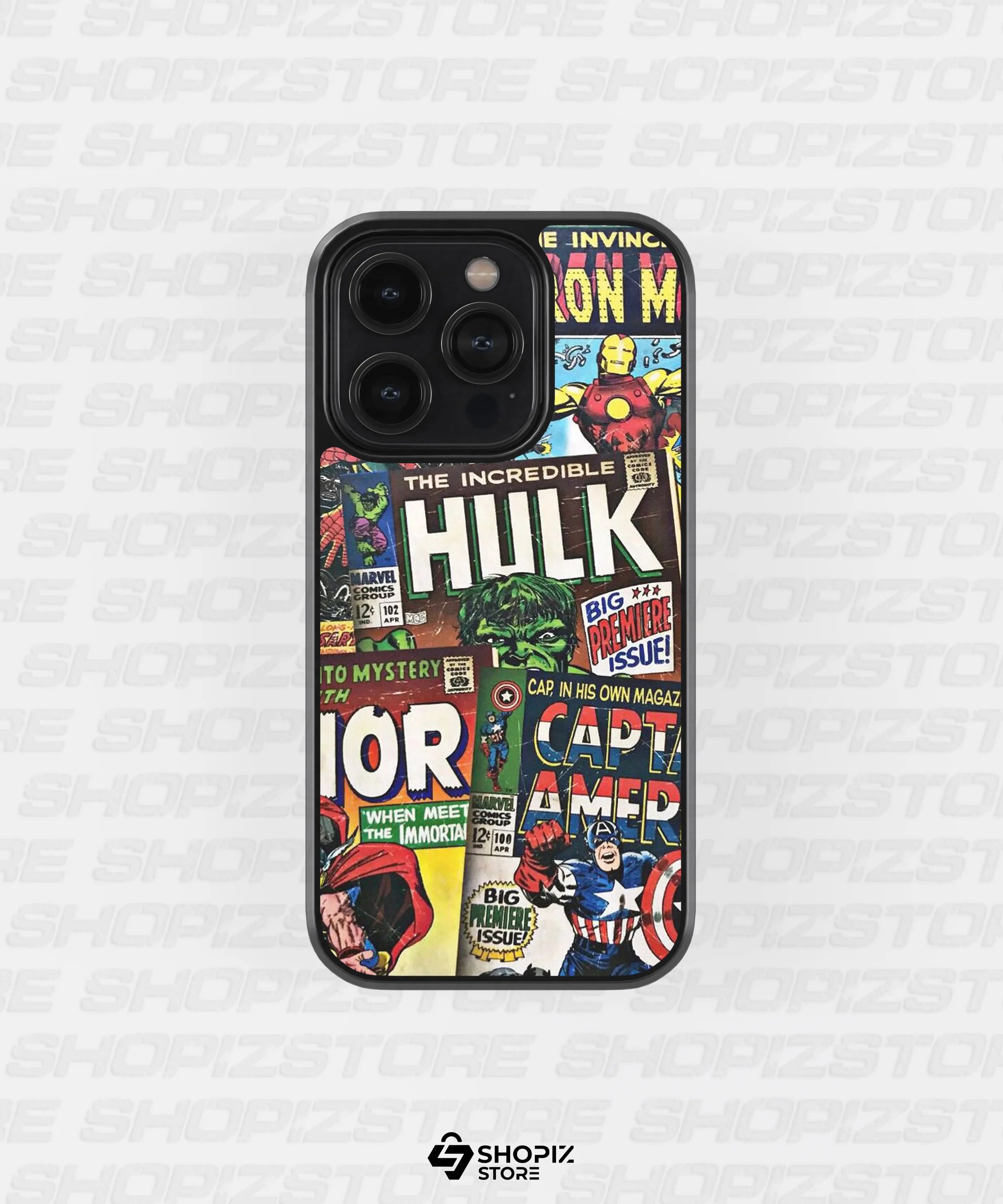 Vintage Marvel Superhero Metal Case