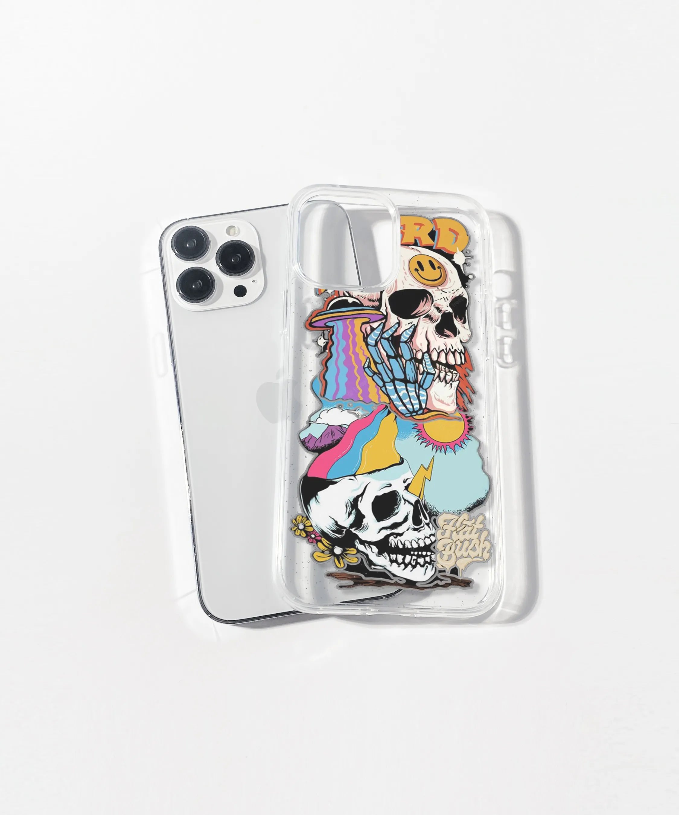 Weird Skull!!!  Silicone Case