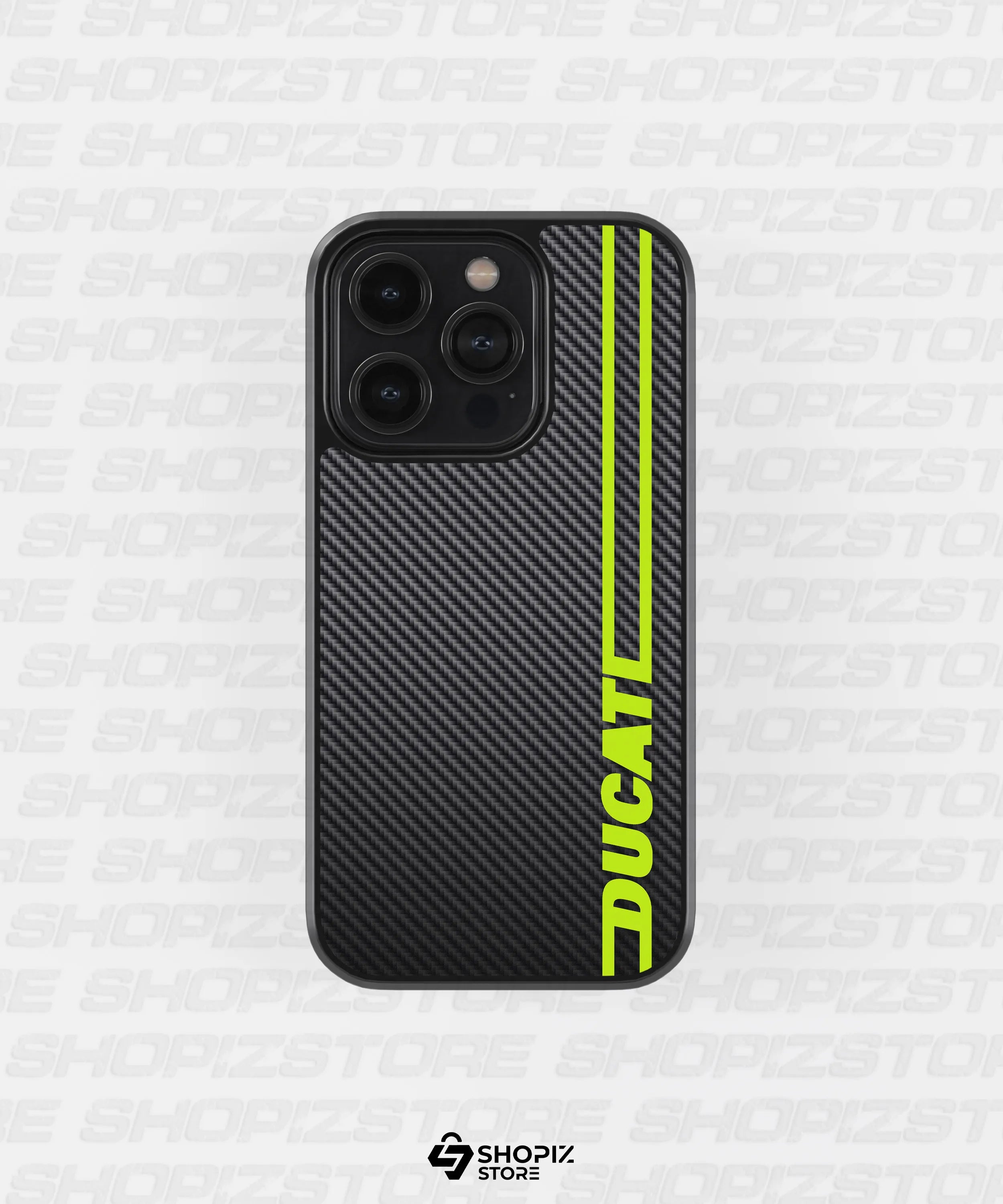 Yellow Streak Metal Case