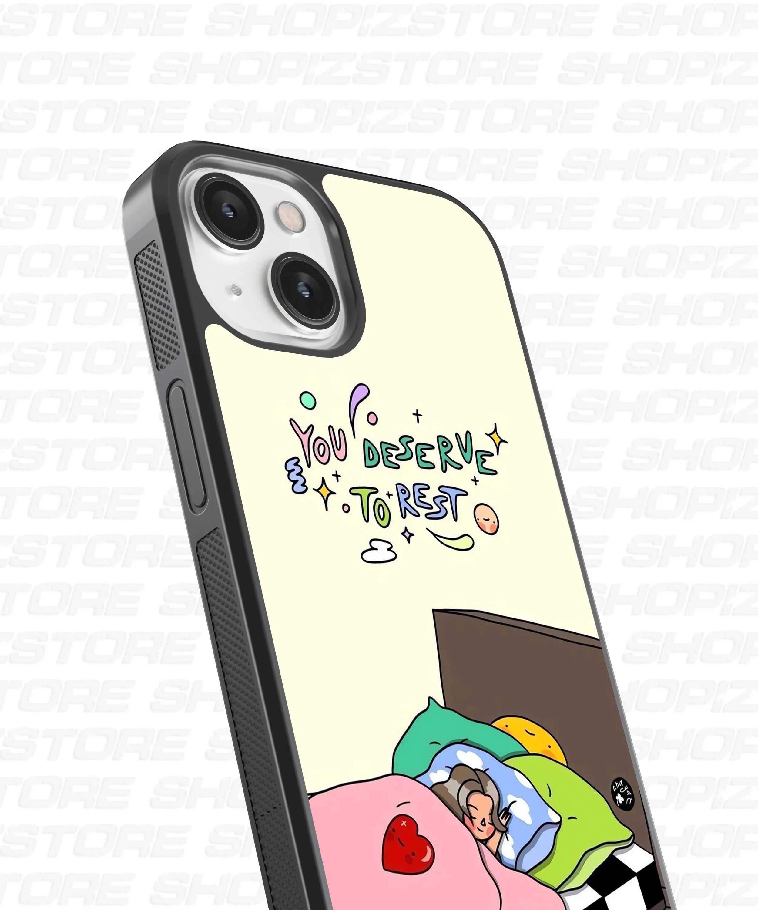 You deserve to rest Glass Case