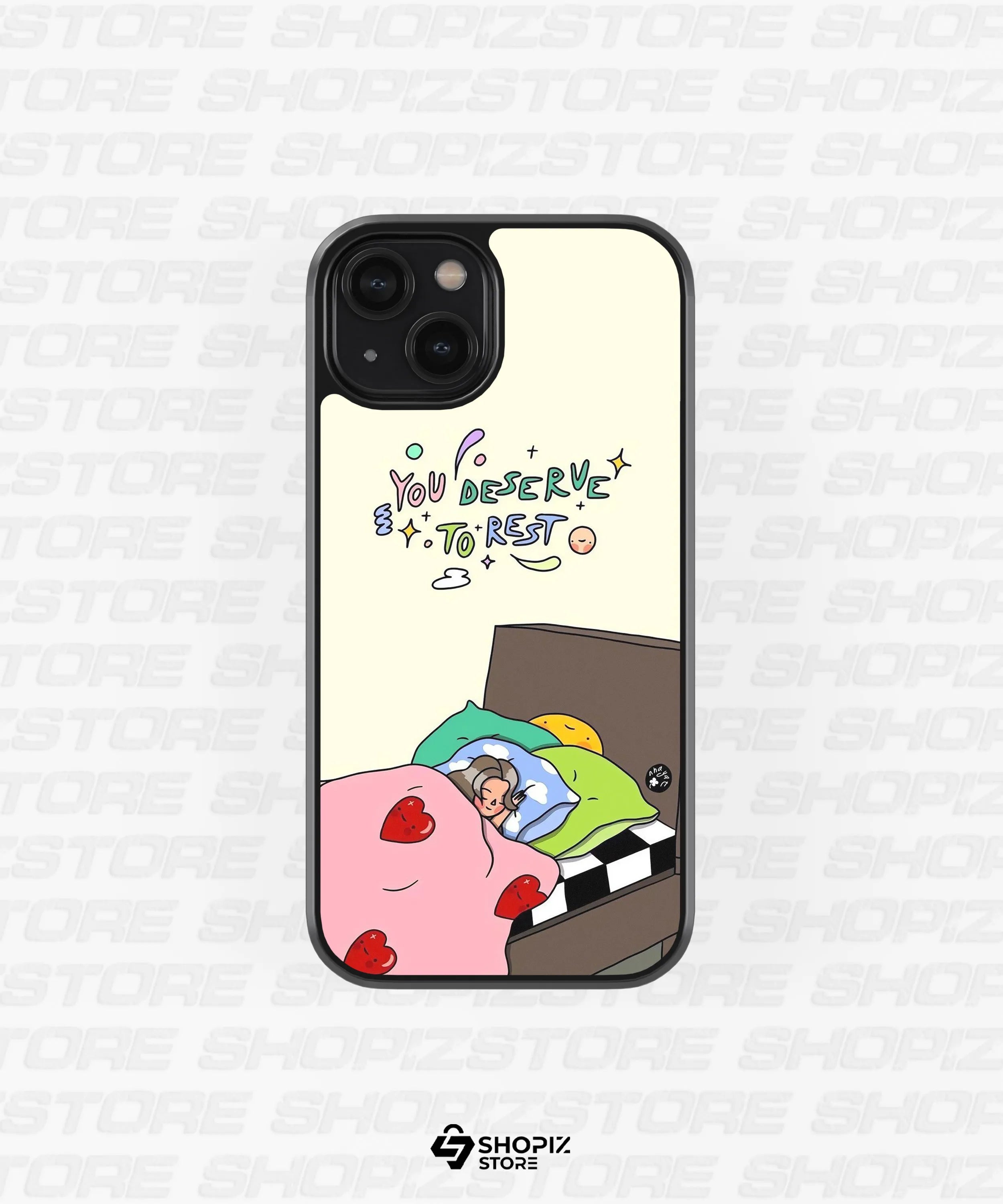 You deserve to rest Glass Case