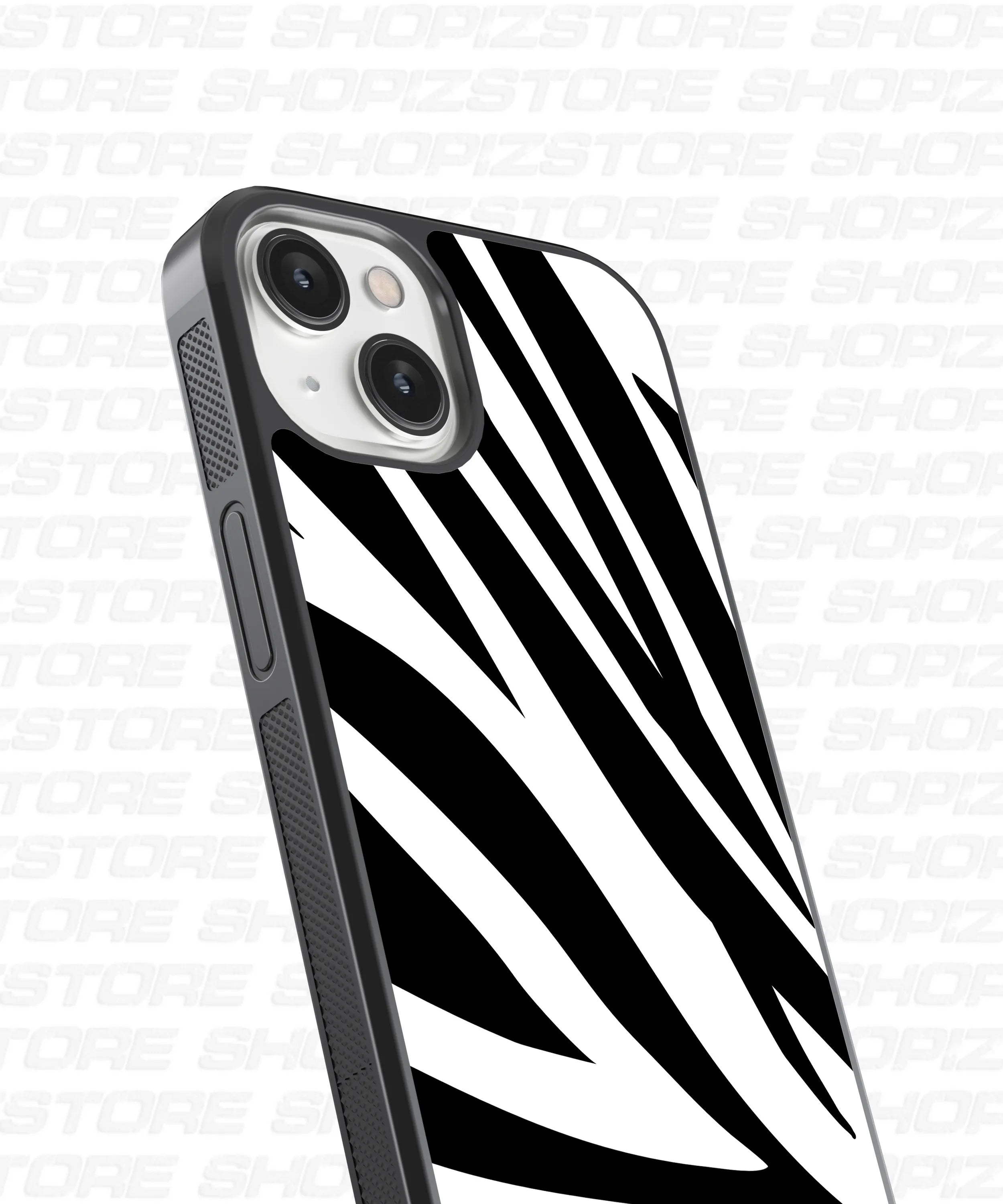 Zebra Vibes Glass Case
