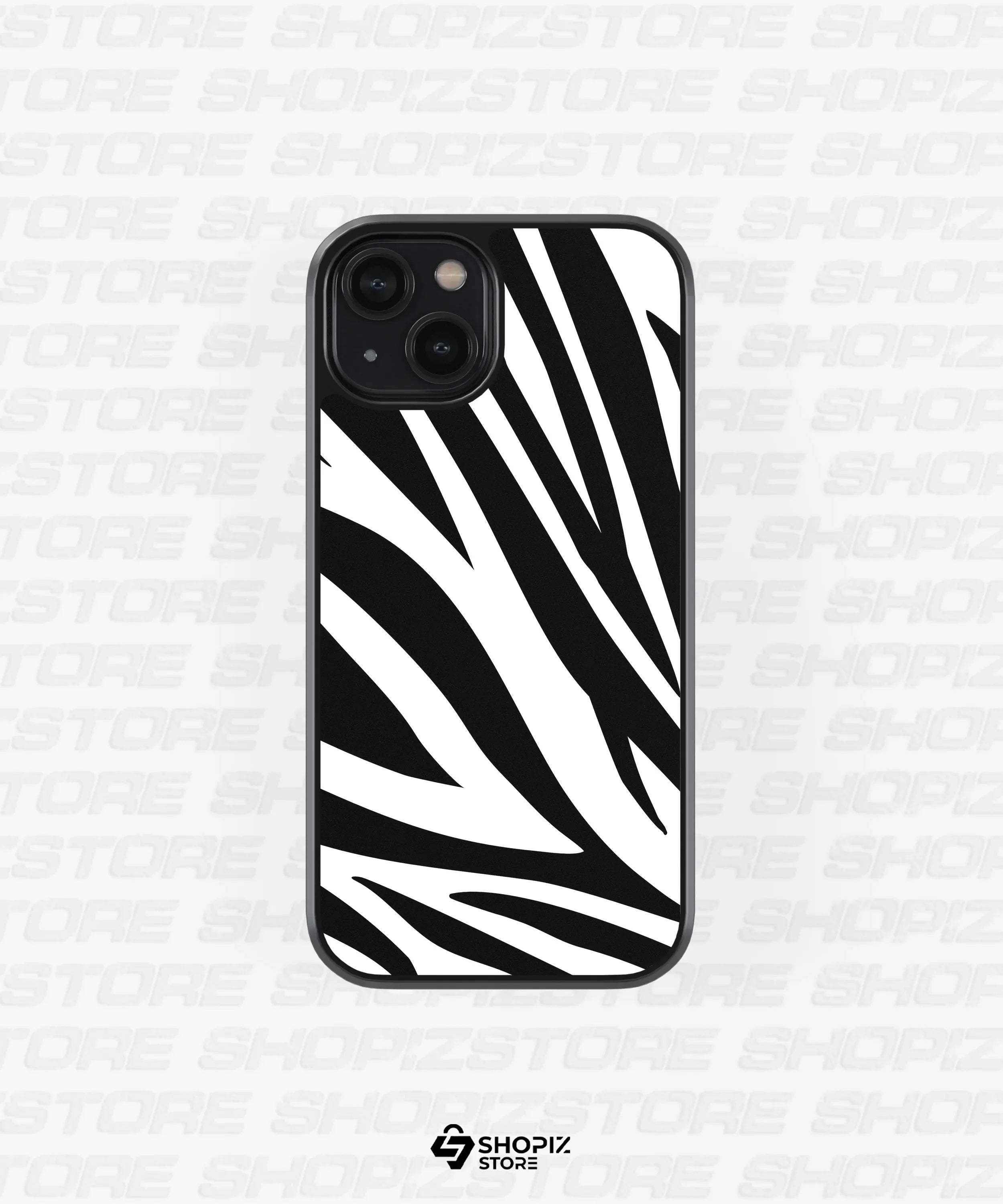 Zebra Vibes Glass Case