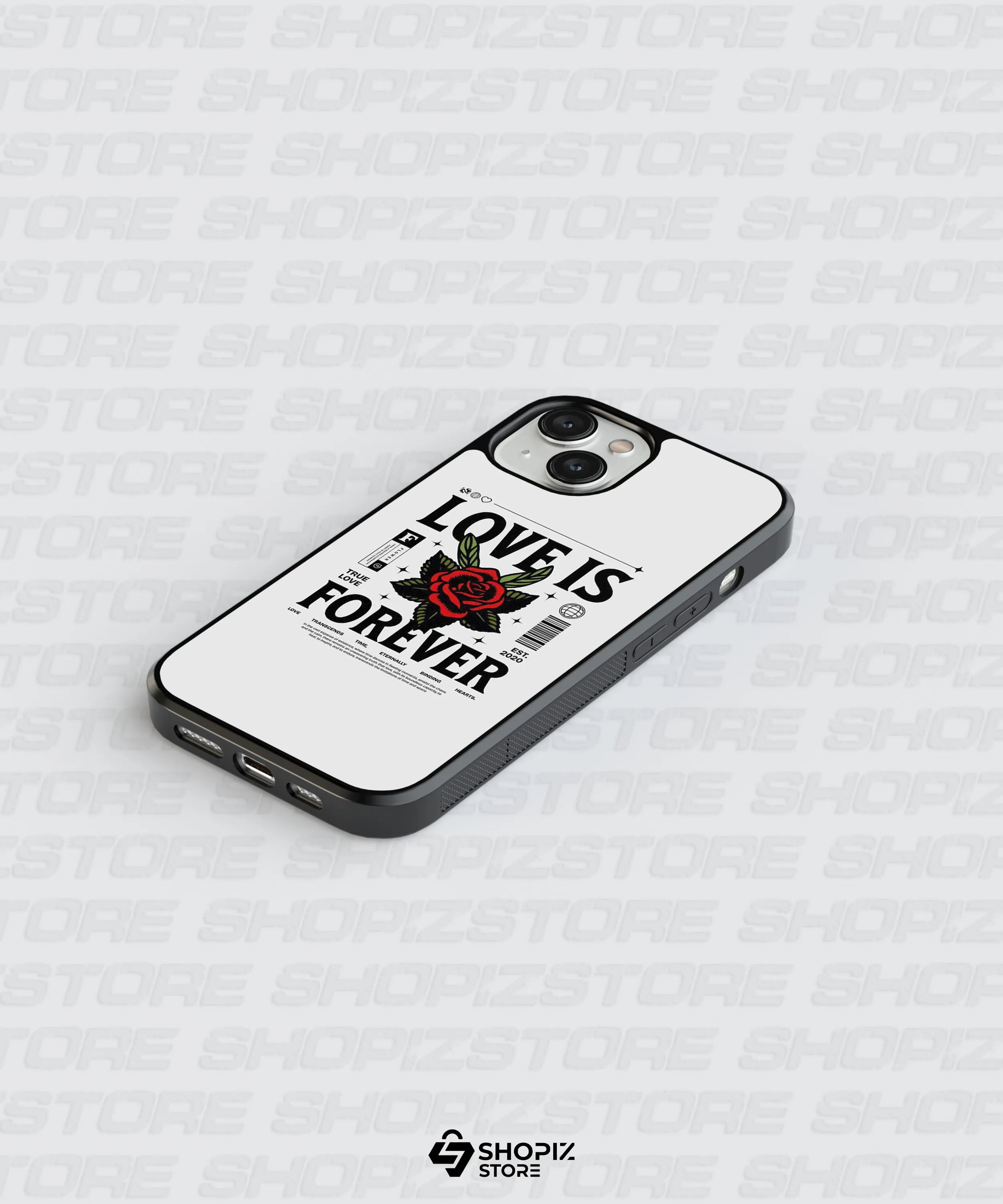 love is forever Glass Case